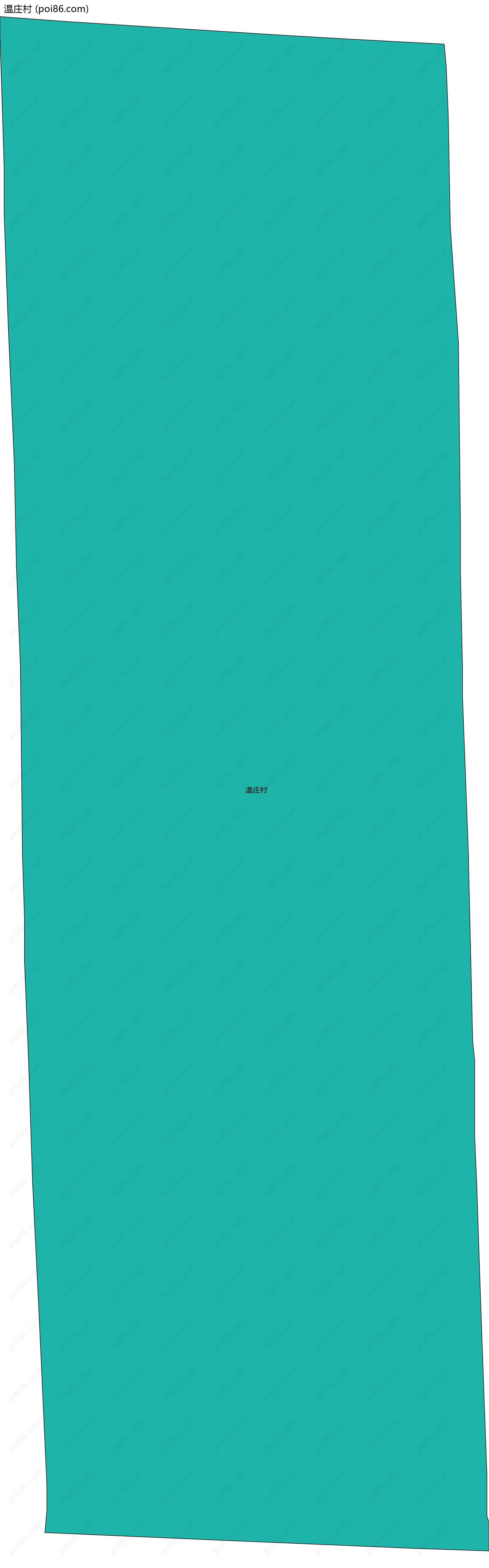 温庄村边界地图