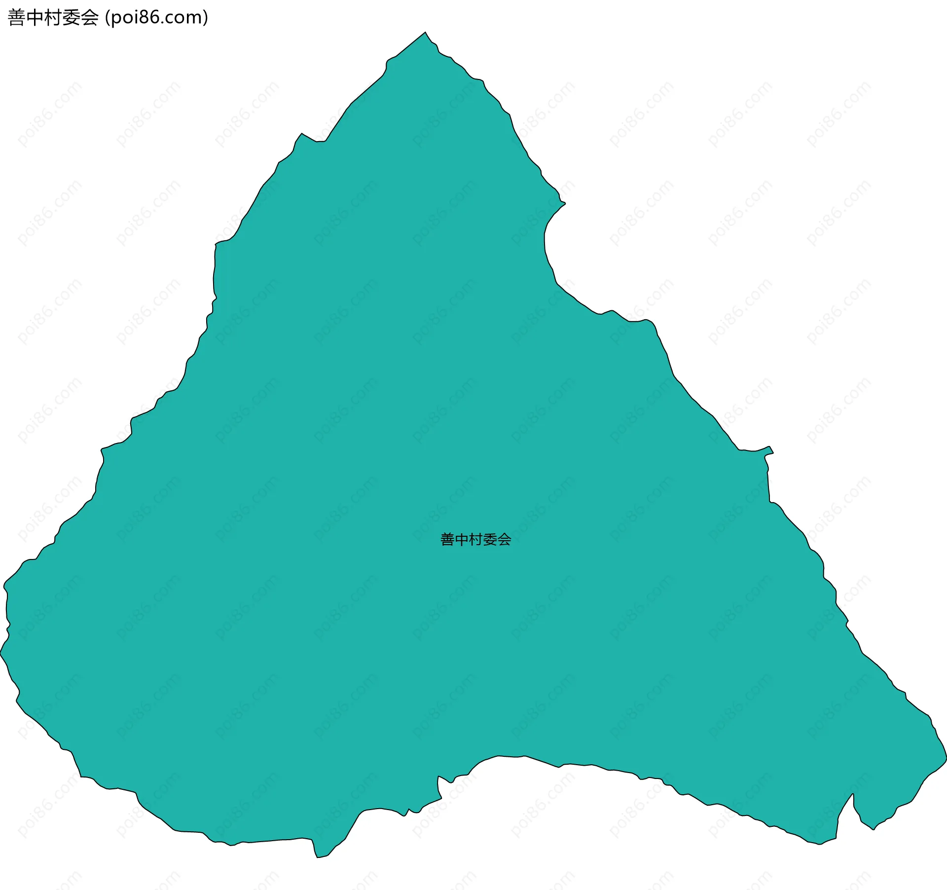 善中村委会边界地图