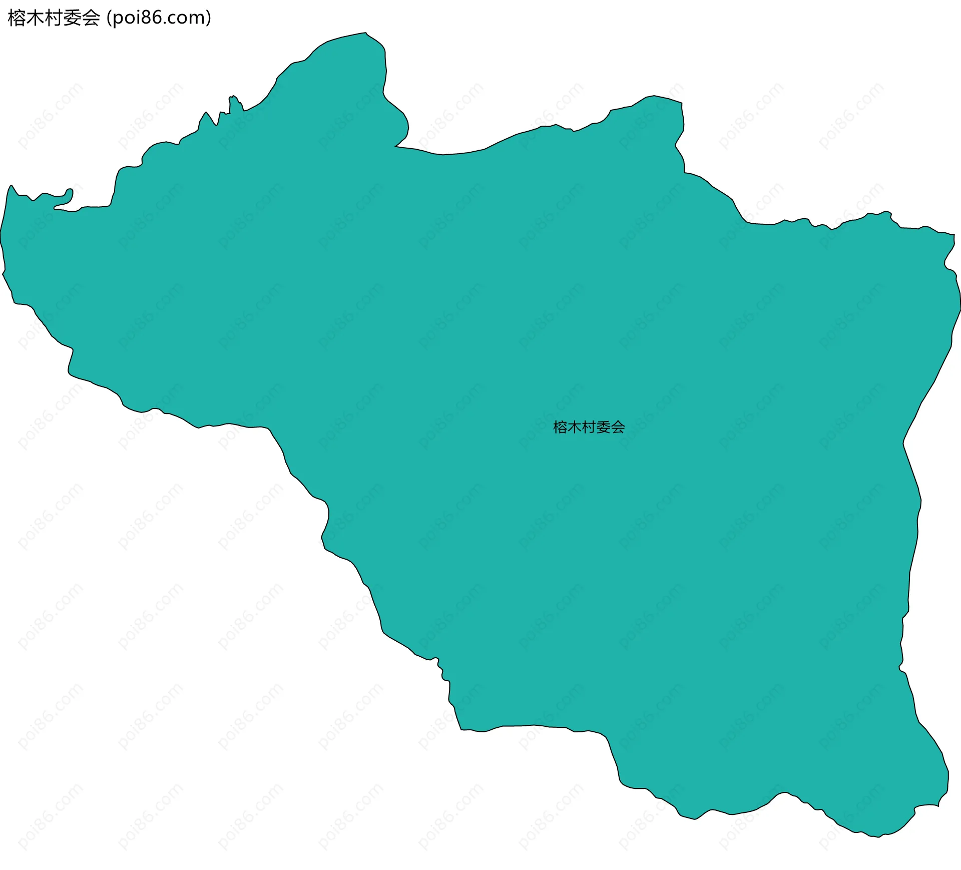 榕木村委会边界地图