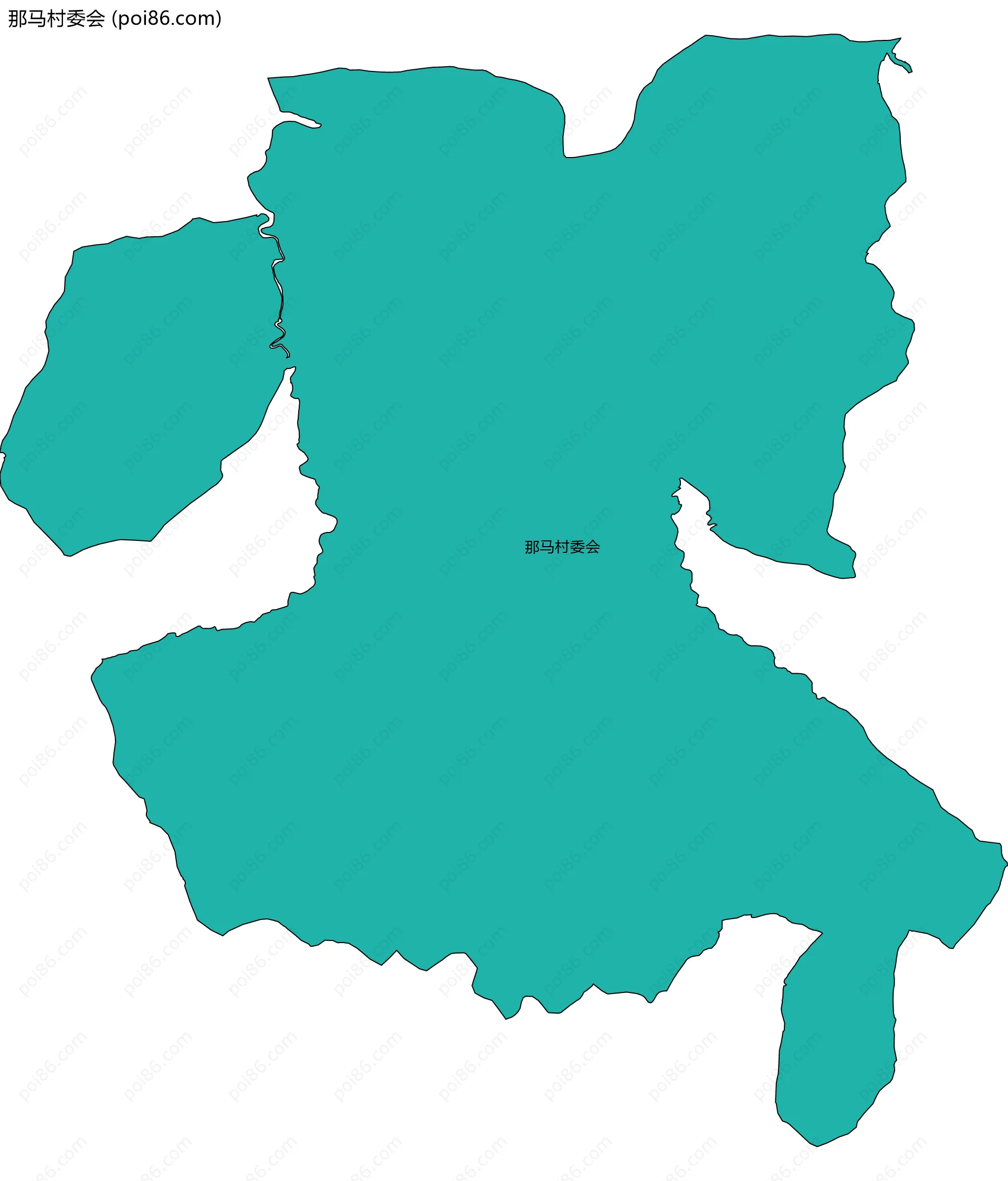 那马村委会边界地图