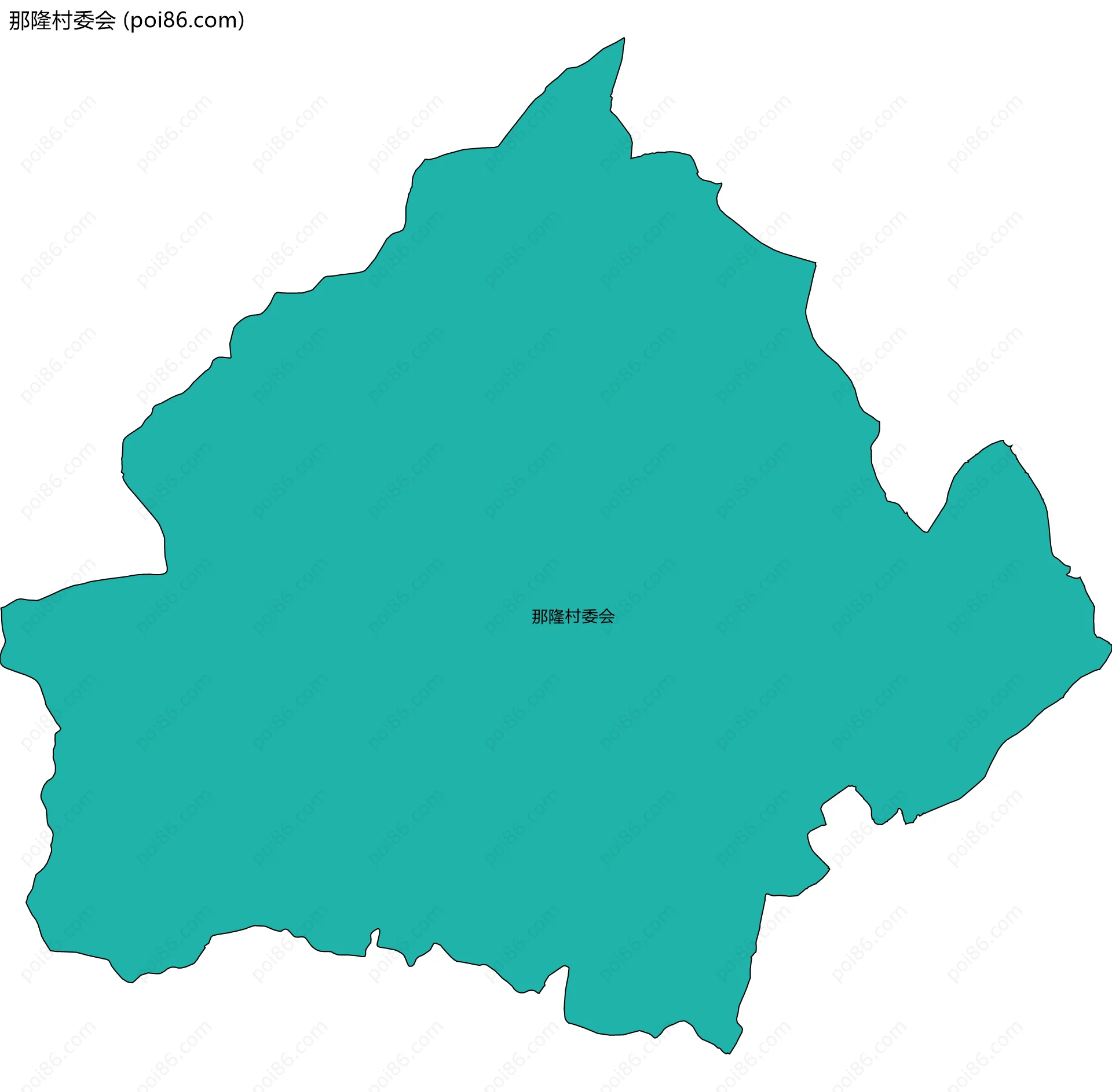 那隆村委会边界地图