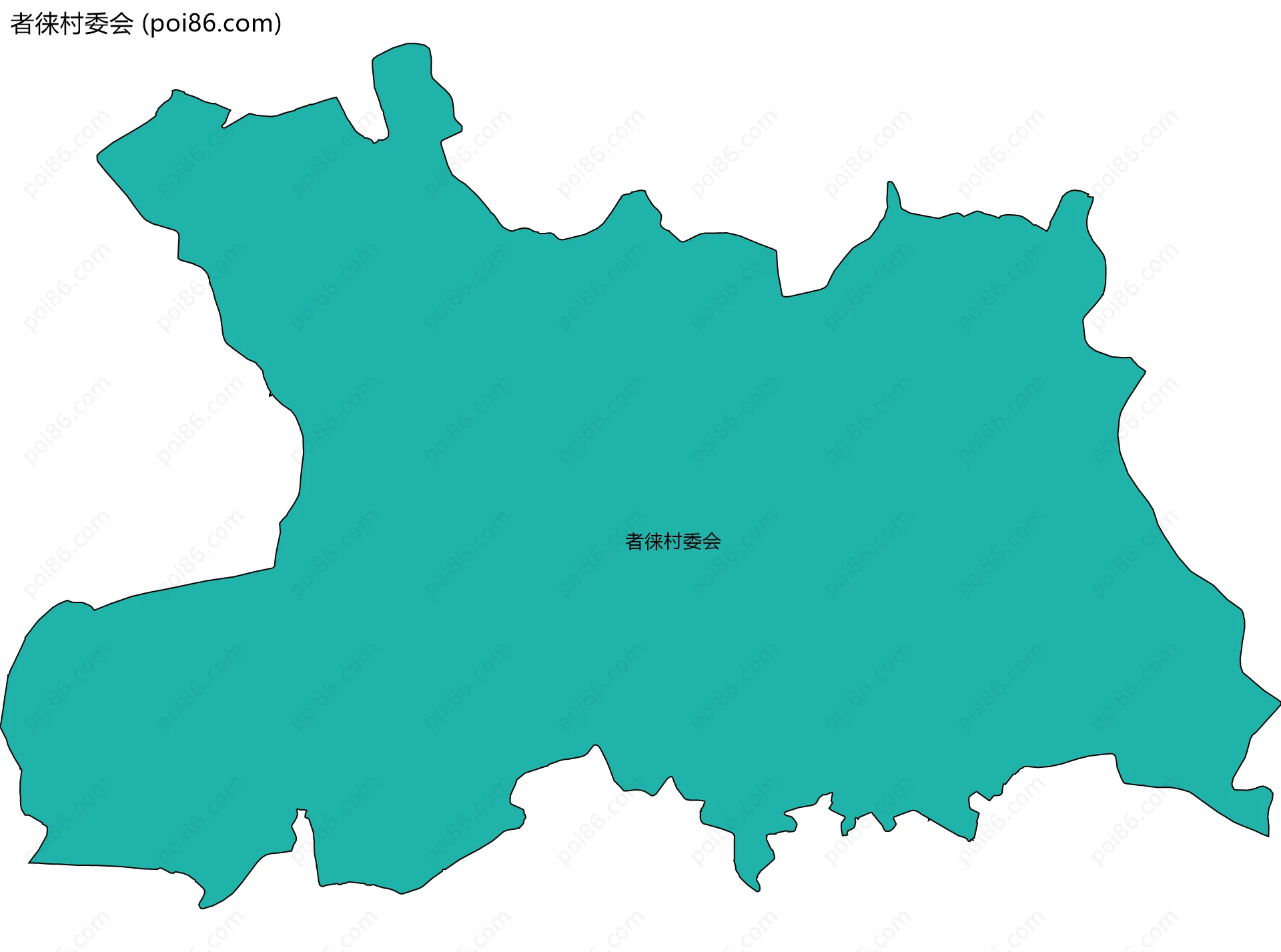 者徕村委会边界地图