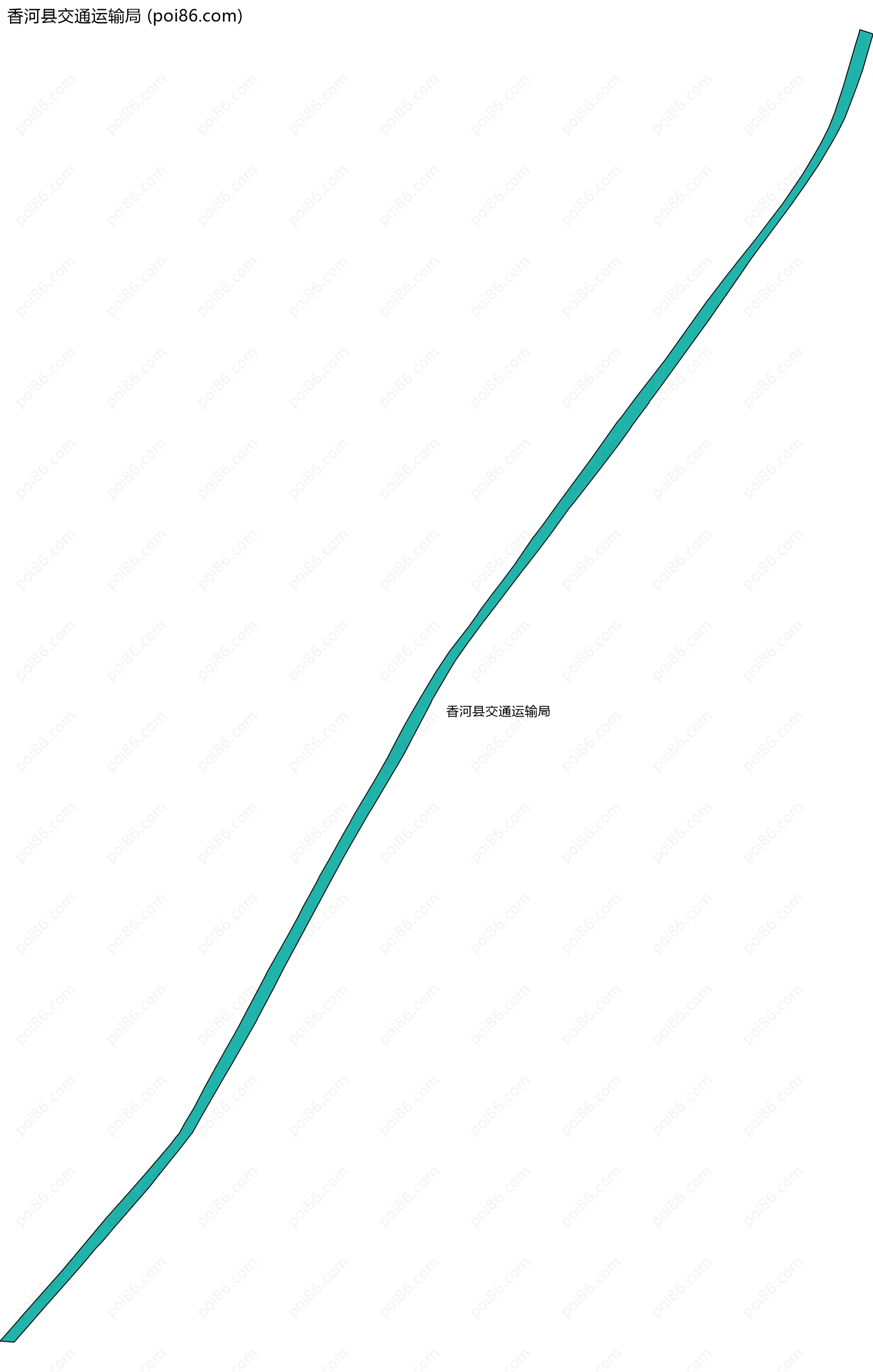 香河县交通运输局边界地图