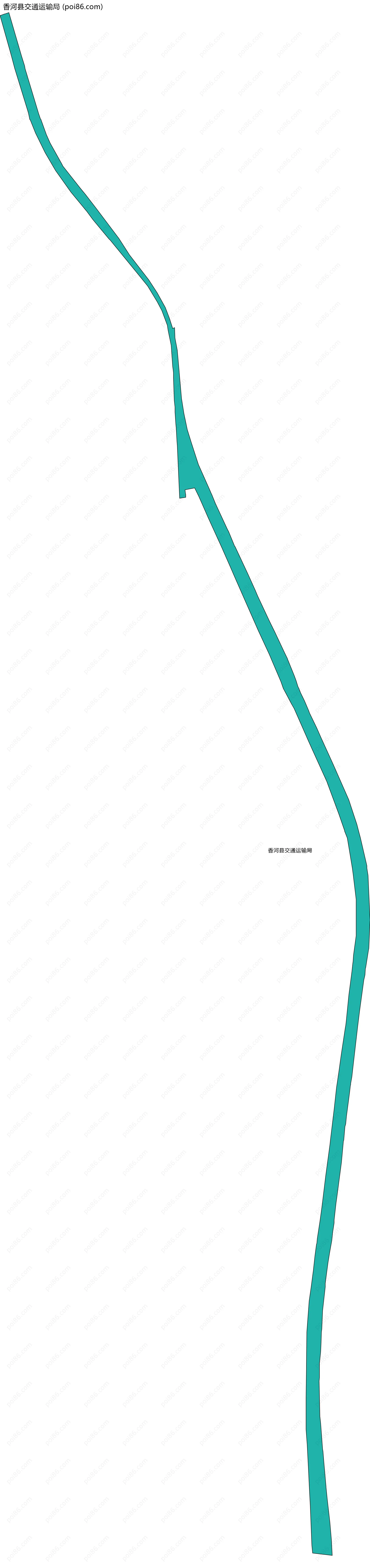 香河县交通运输局边界地图