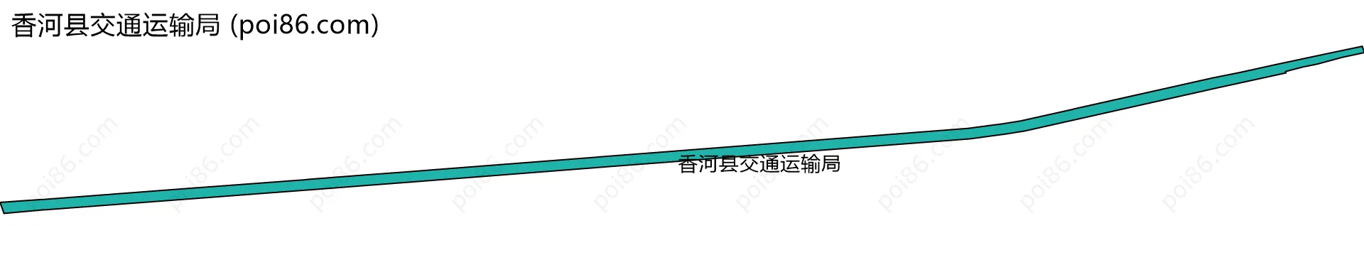 香河县交通运输局边界地图
