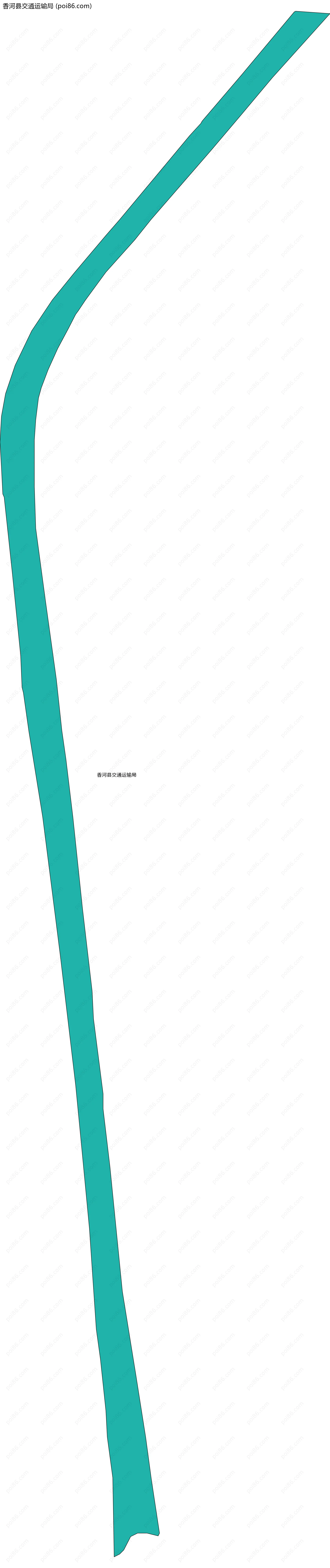 香河县交通运输局边界地图