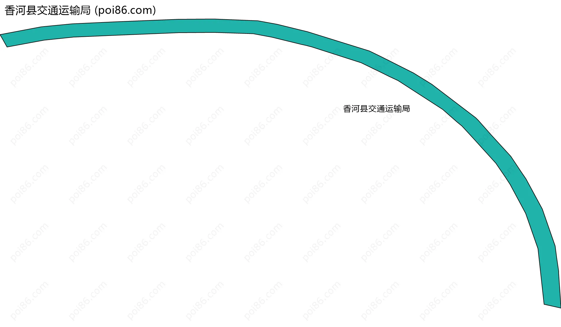 香河县交通运输局边界地图