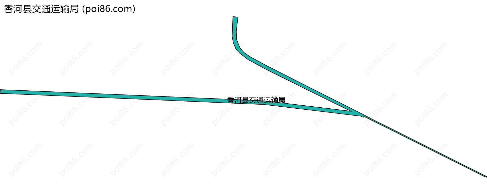 香河县交通运输局边界地图