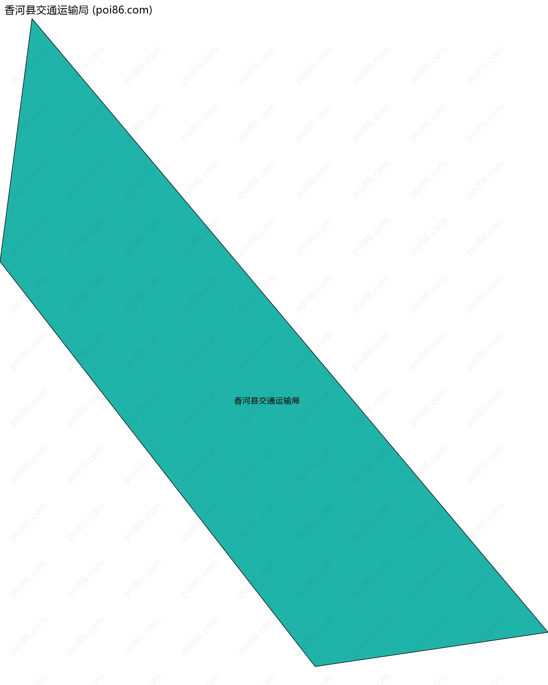 香河县交通运输局边界地图