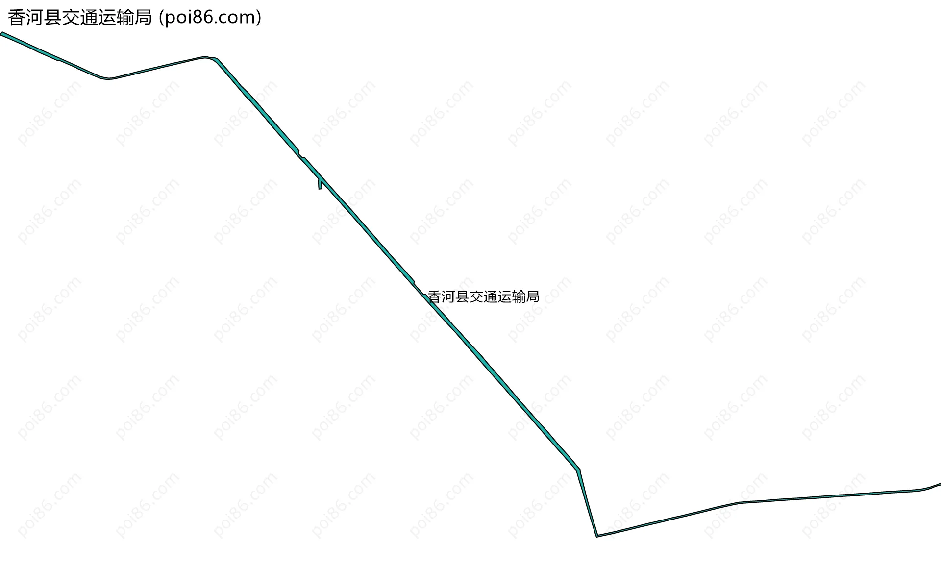 香河县交通运输局边界地图