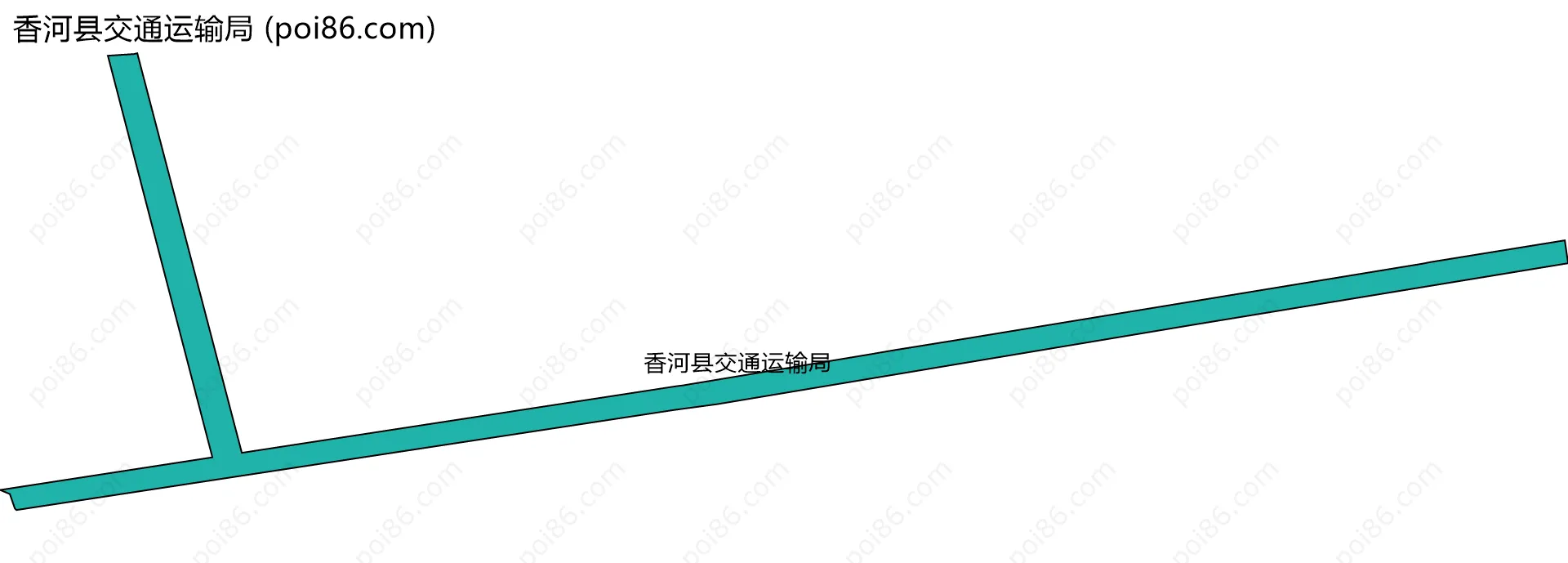 香河县交通运输局边界地图