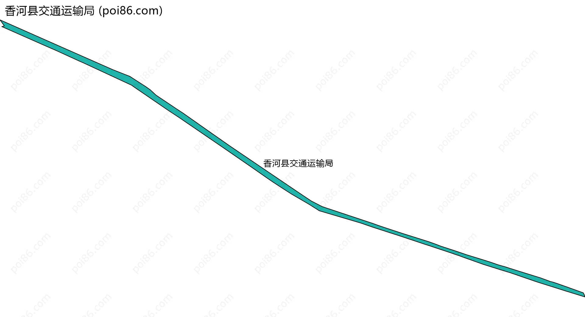 香河县交通运输局边界地图