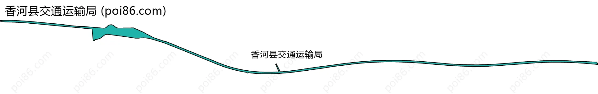 香河县交通运输局边界地图