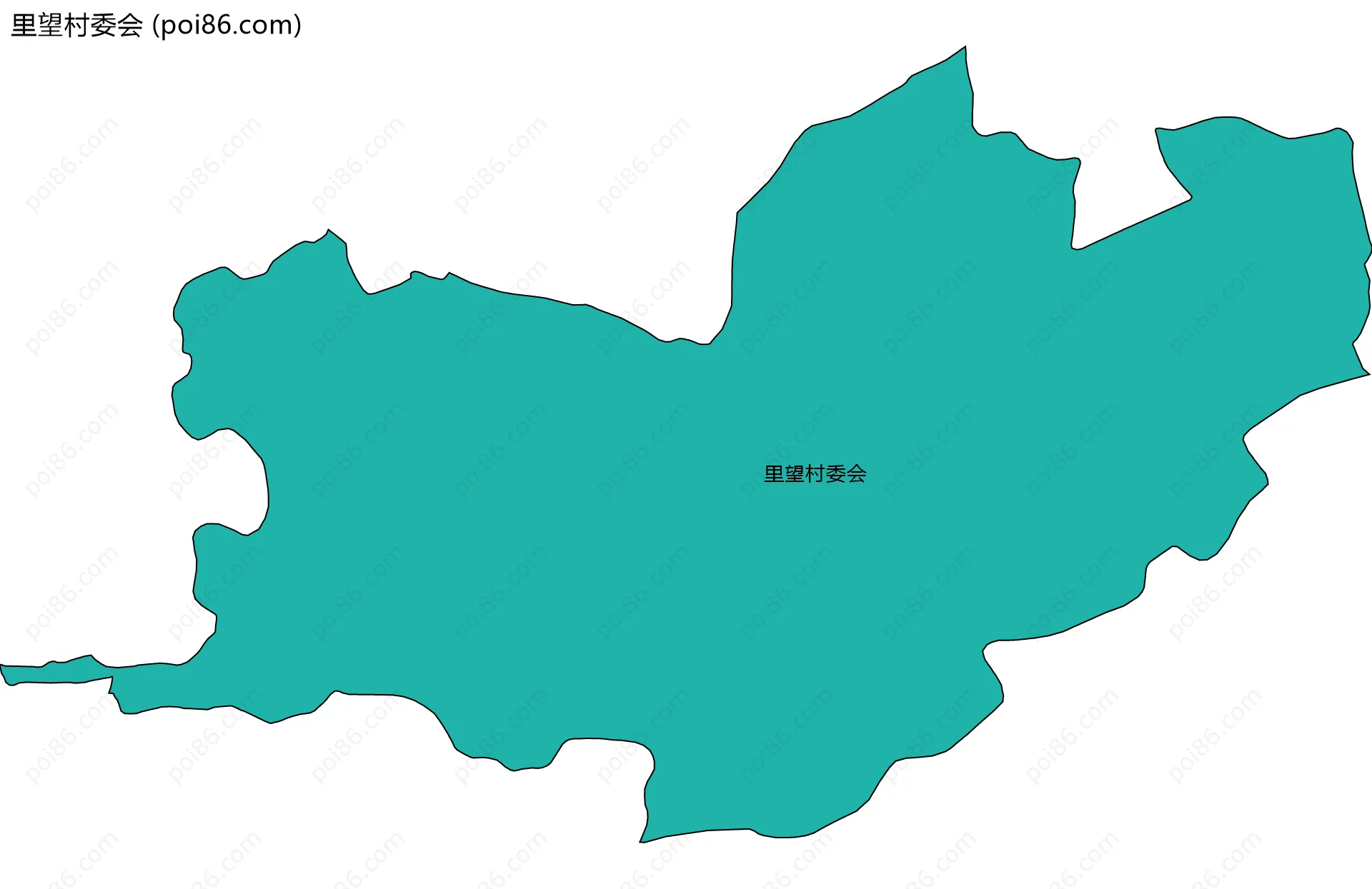 里望村委会边界地图
