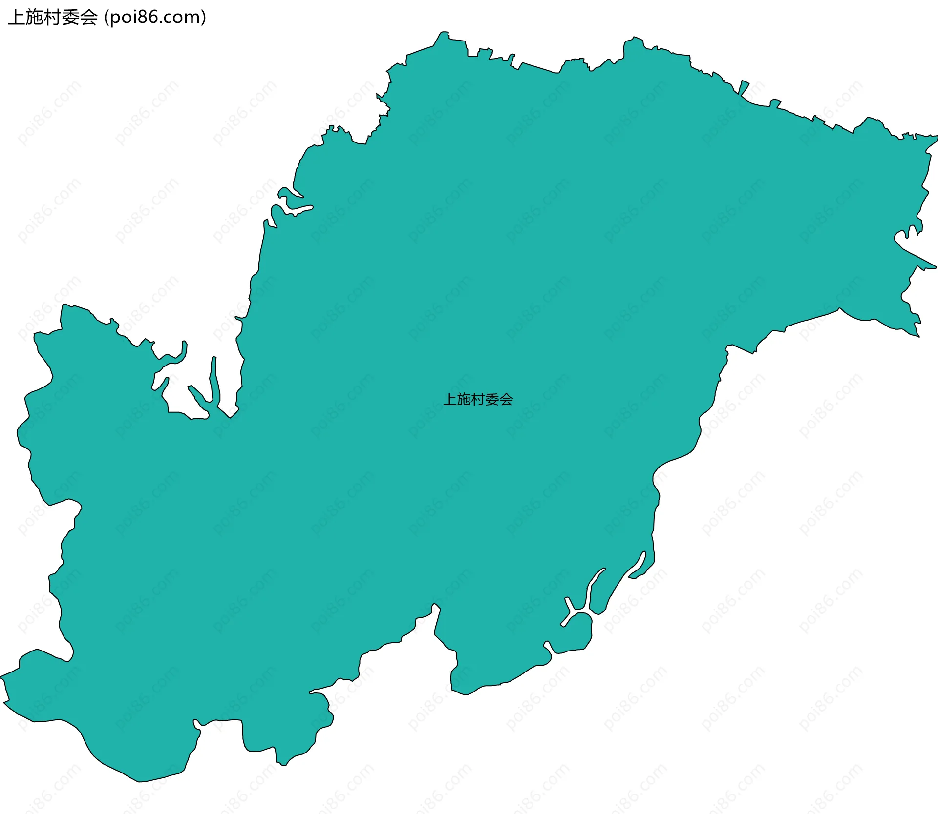 上施村委会边界地图