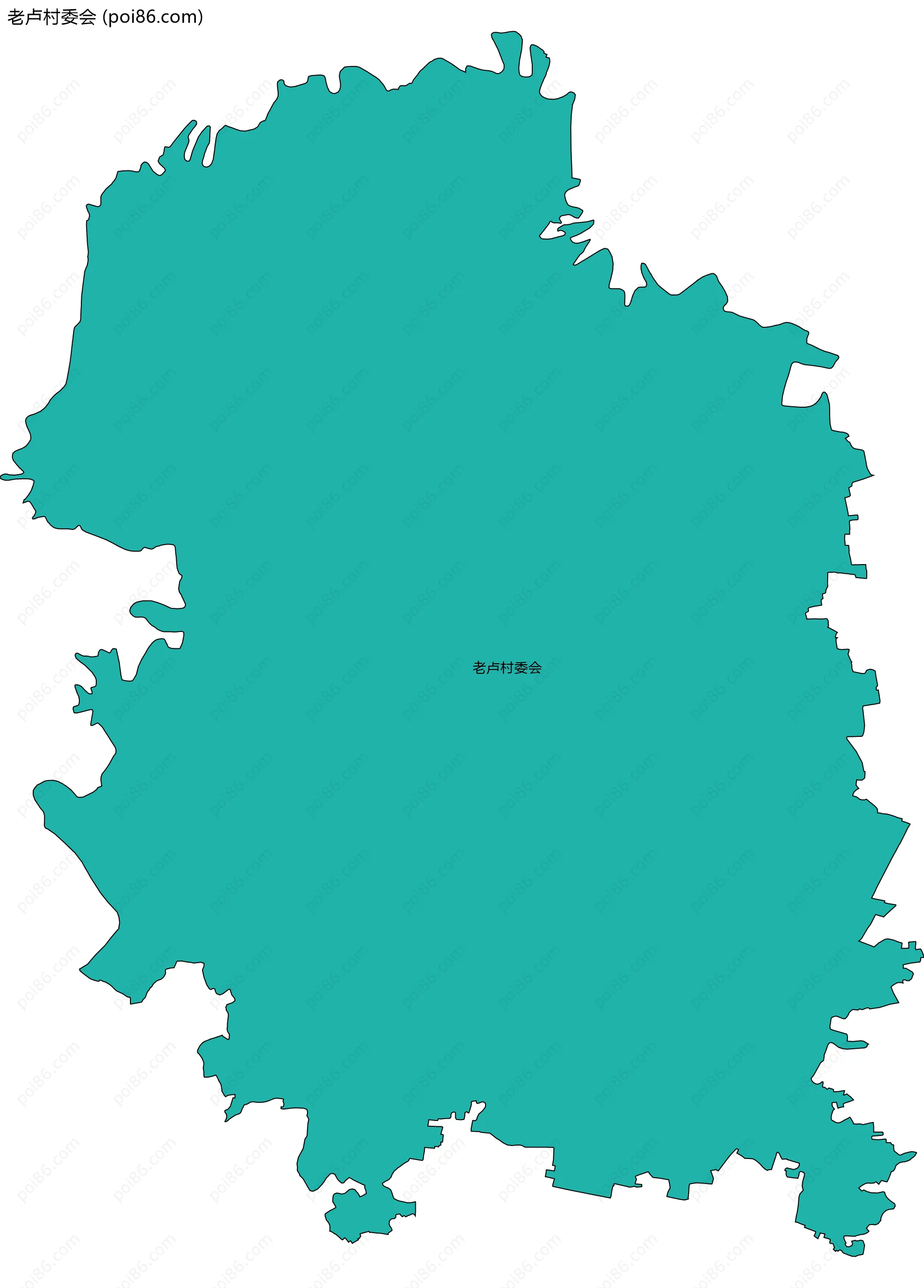 老卢村委会边界地图