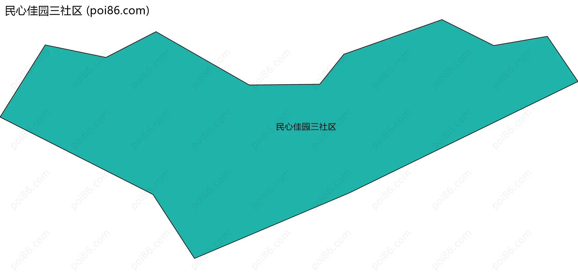 民心佳园三社区边界地图