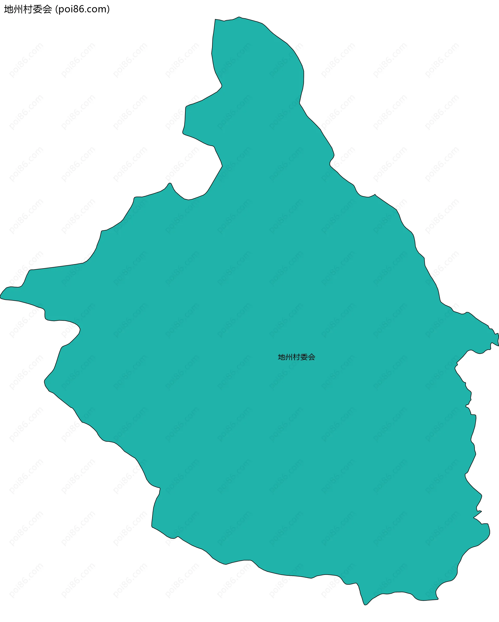 地州村委会边界地图