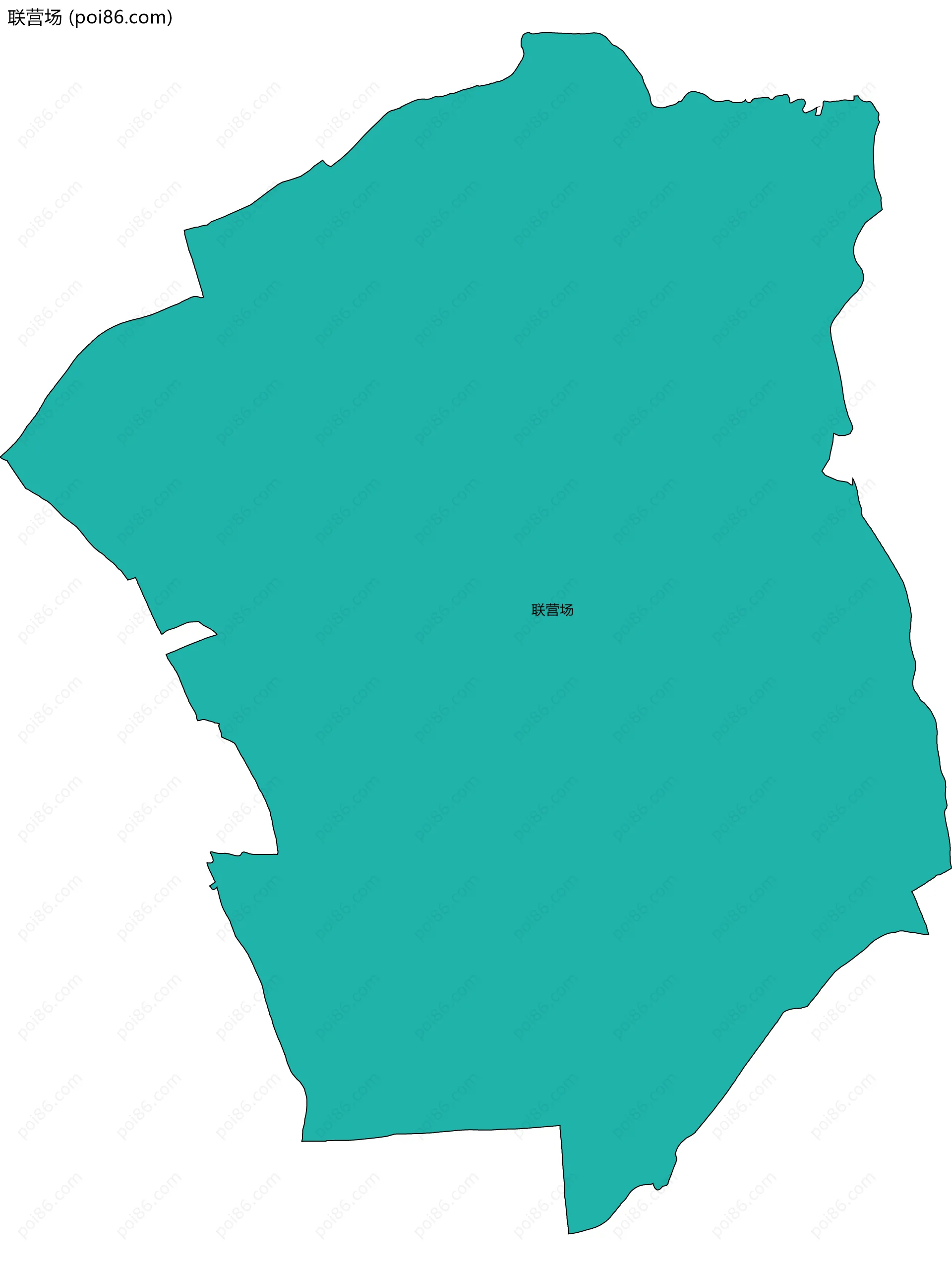 联营场边界地图