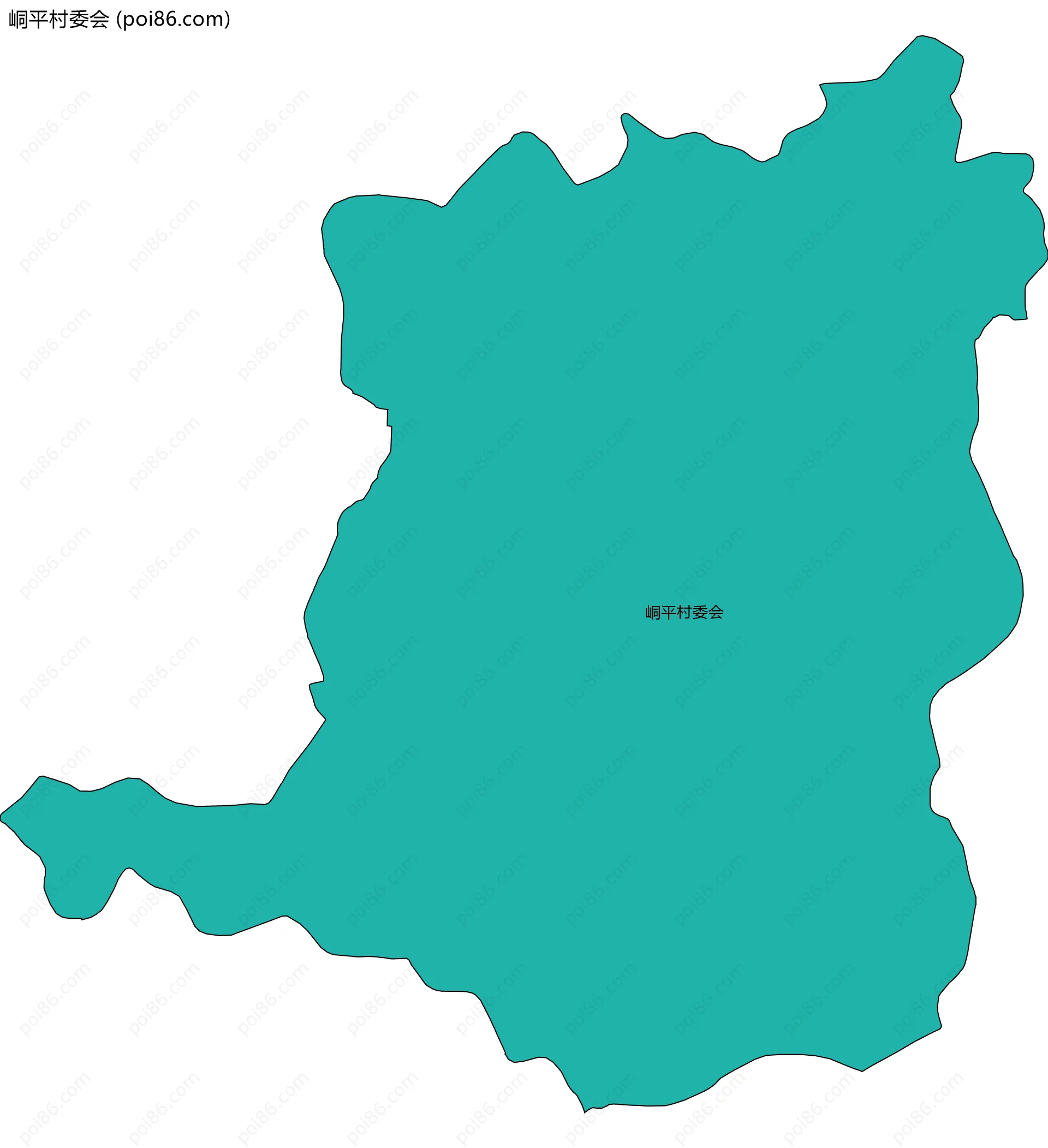 峒平村委会边界地图