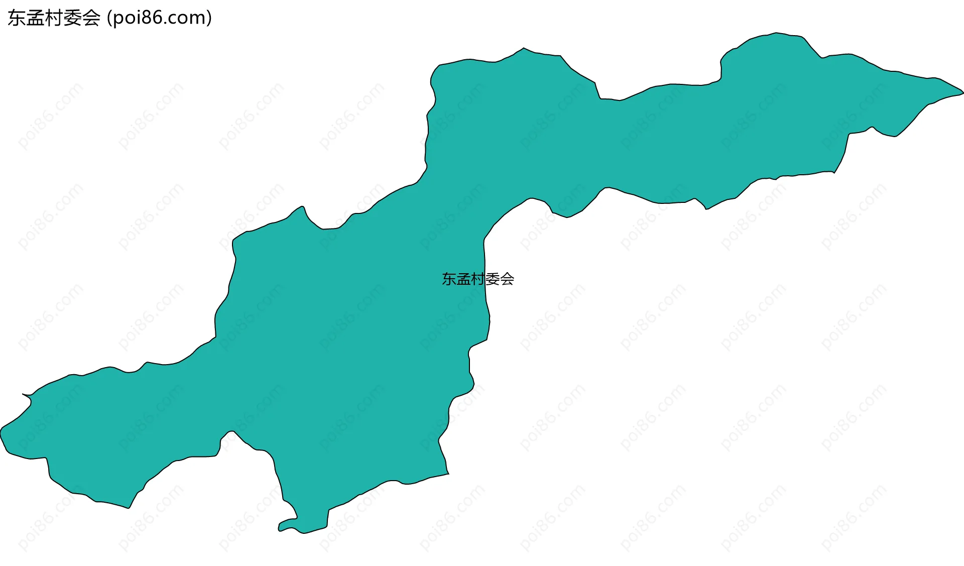 东孟村委会边界地图