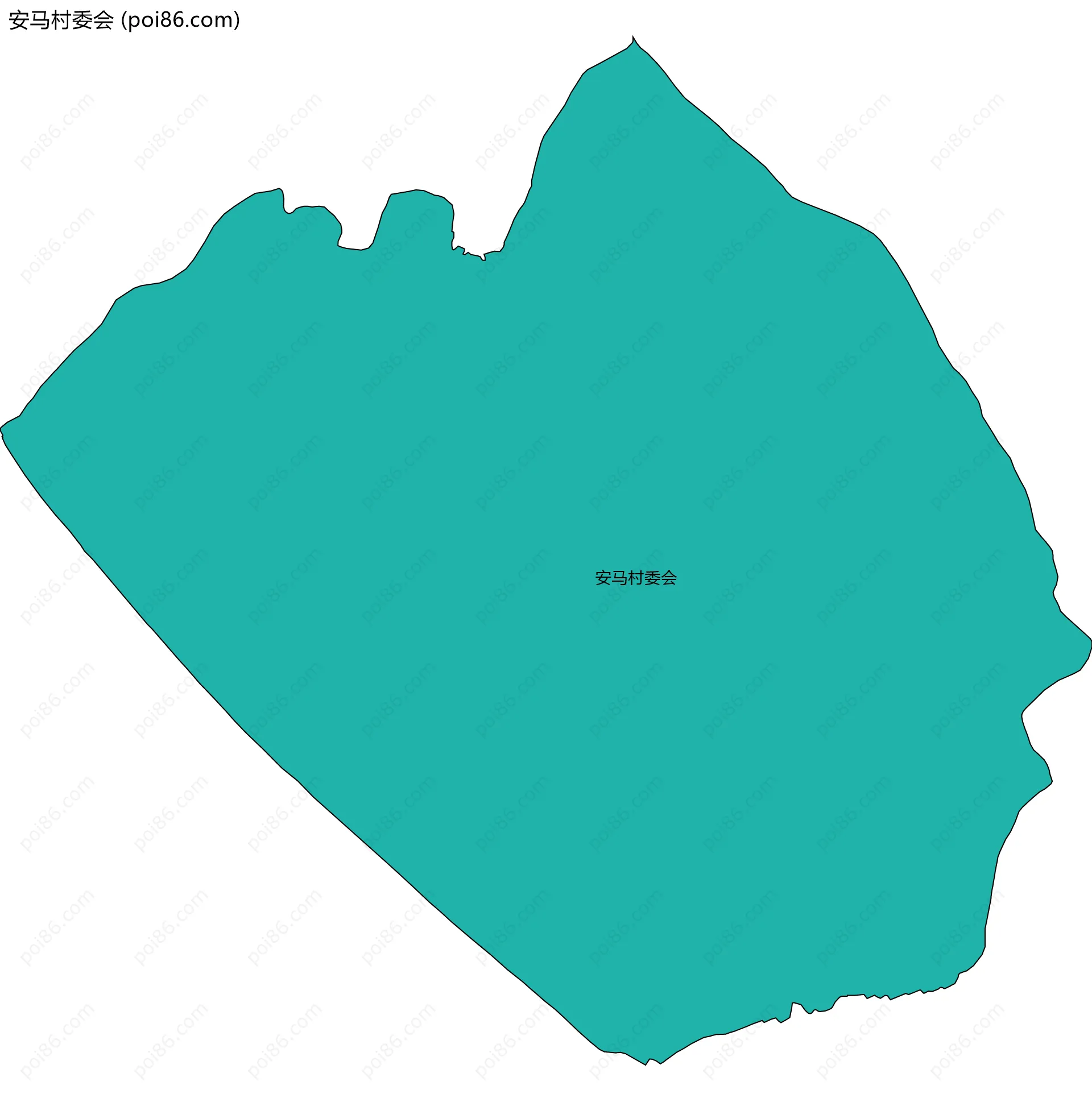 安马村委会边界地图