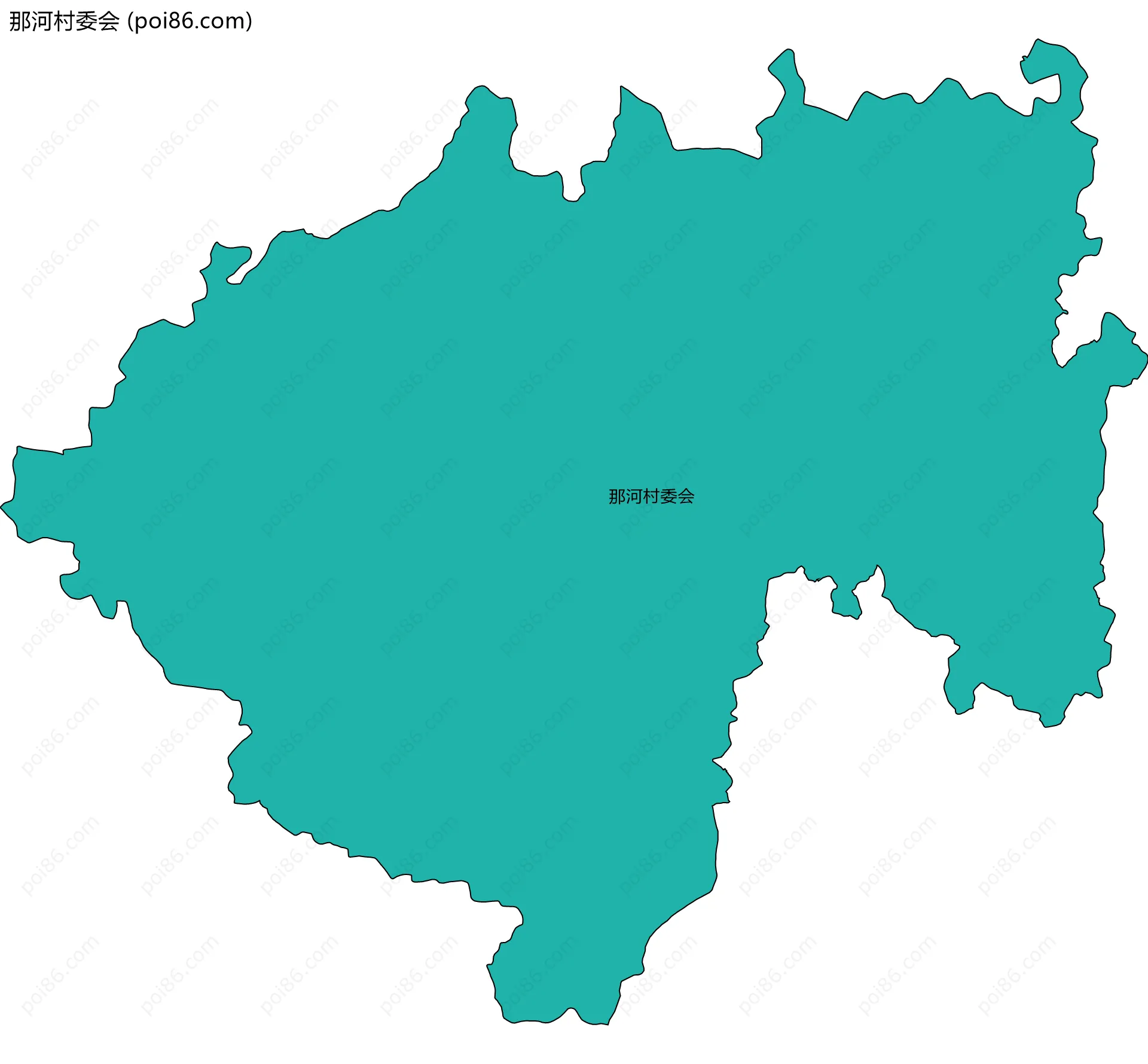 那河村委会边界地图