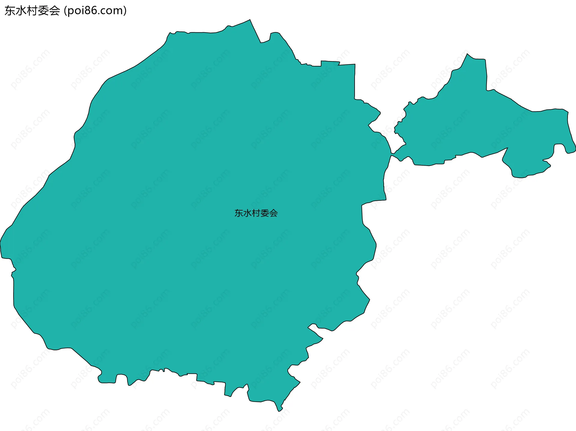 东水村委会边界地图