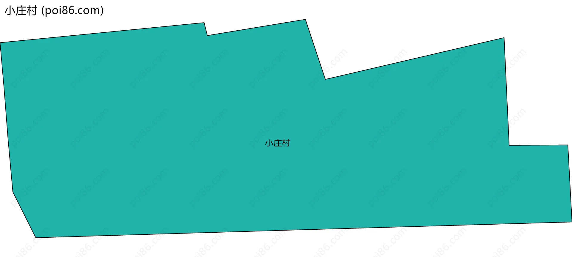 小庄村边界地图