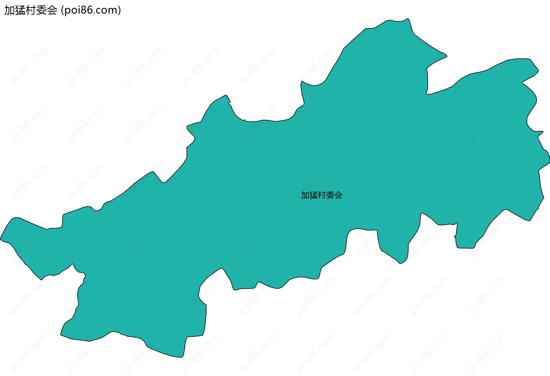 加猛村委会边界地图