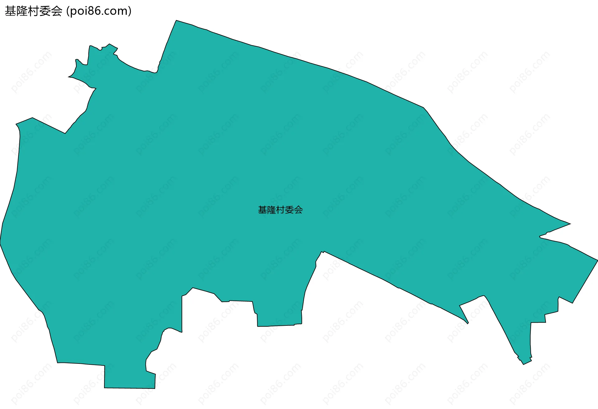 基隆村委会边界地图