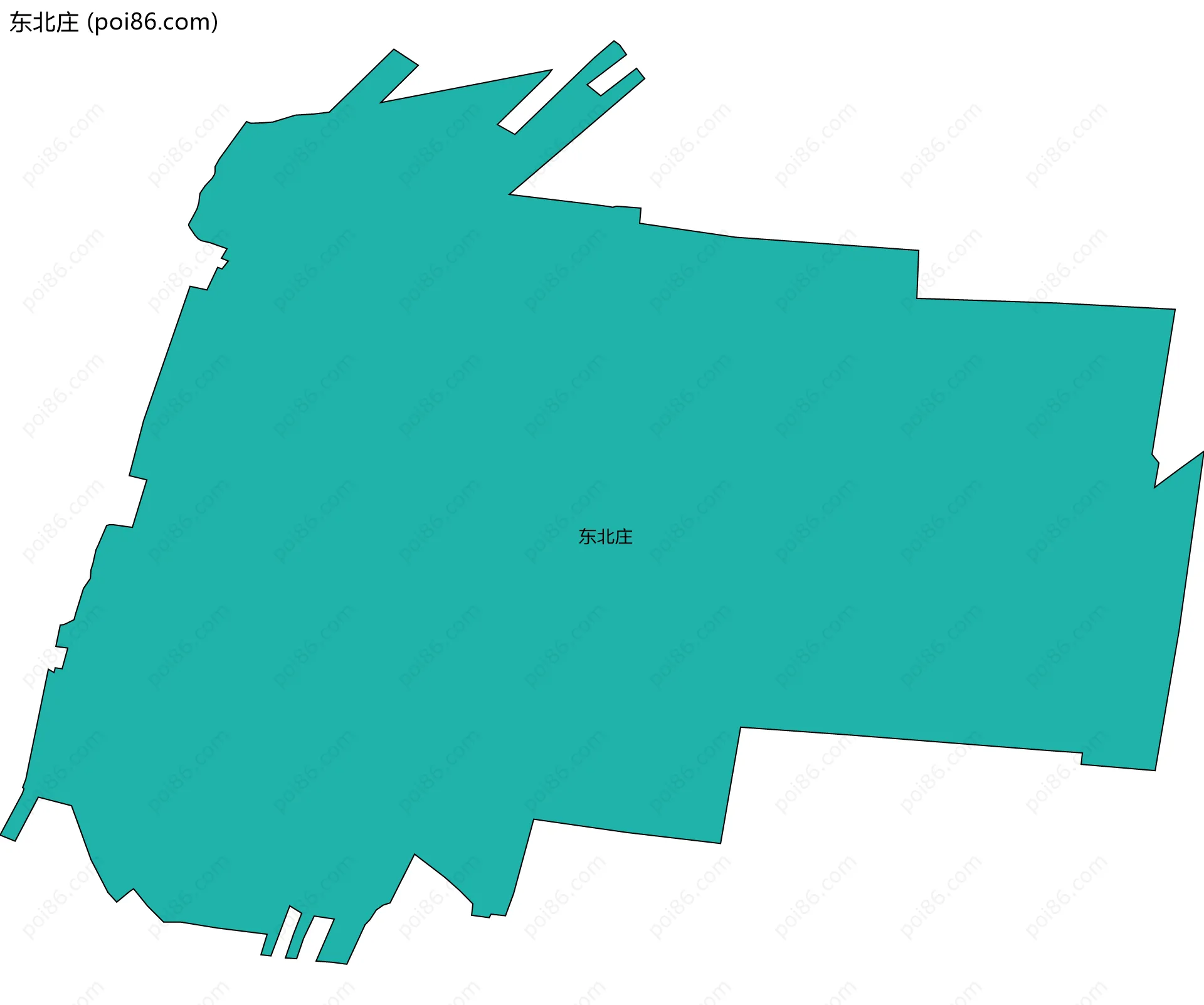 东北庄边界地图
