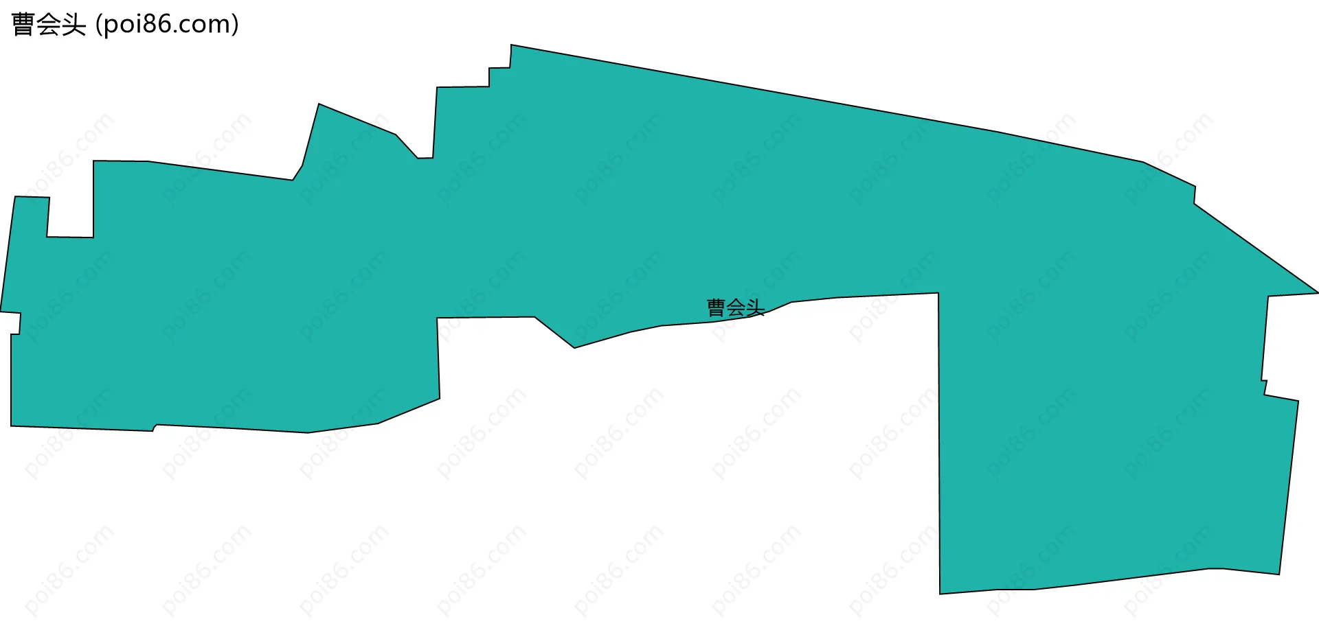 曹会头边界地图