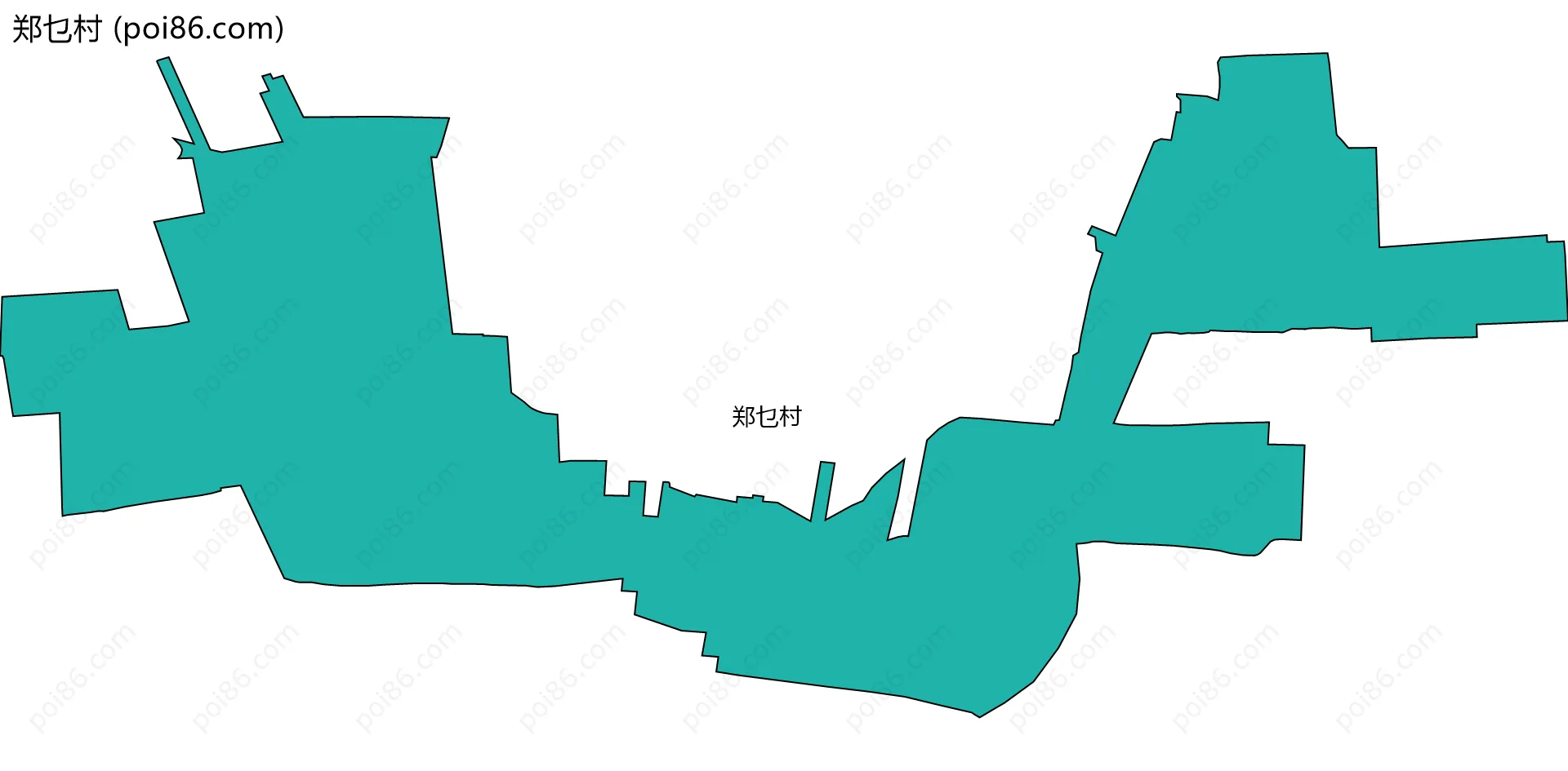 郑乜村边界地图