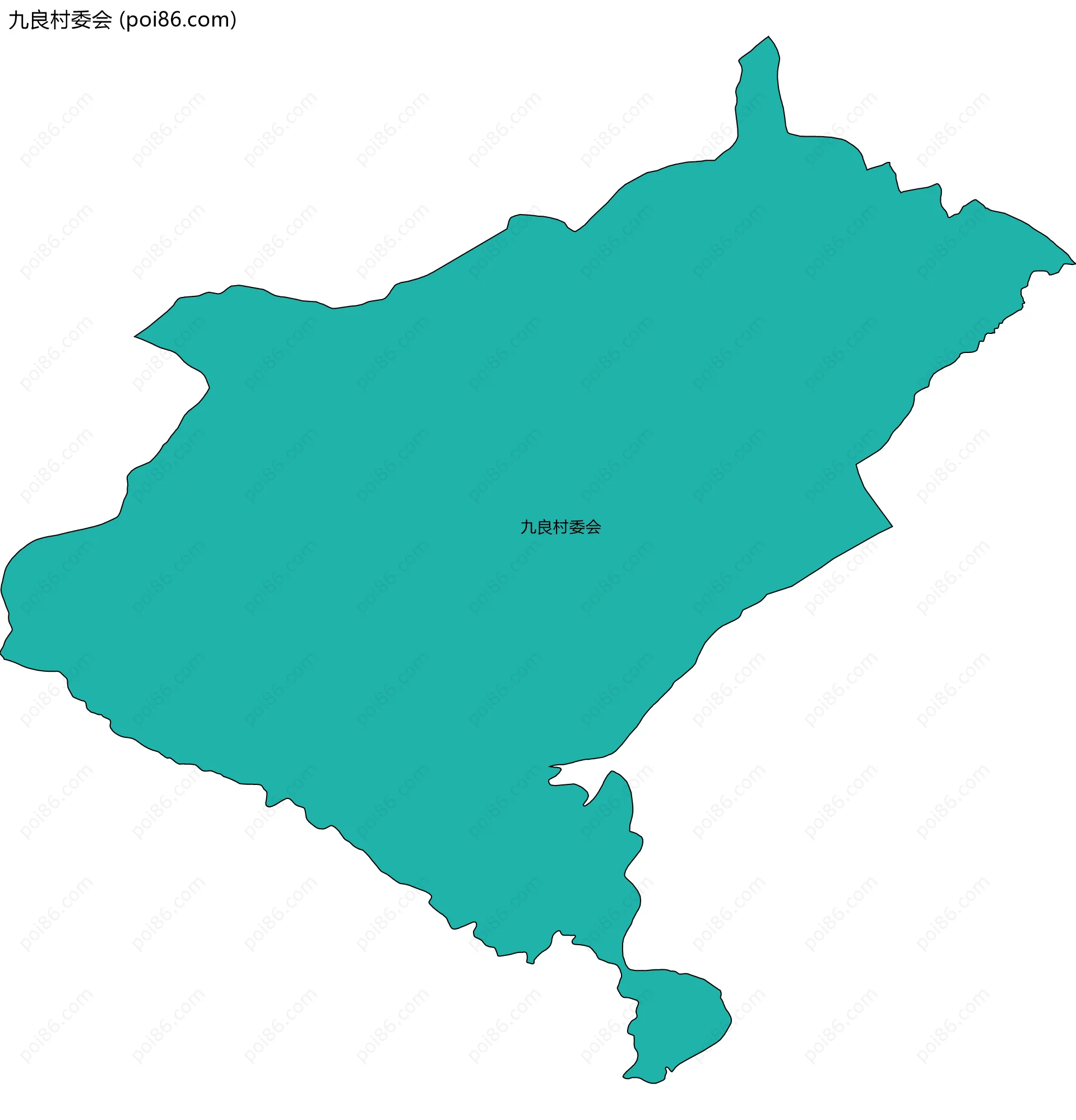 九良村委会边界地图