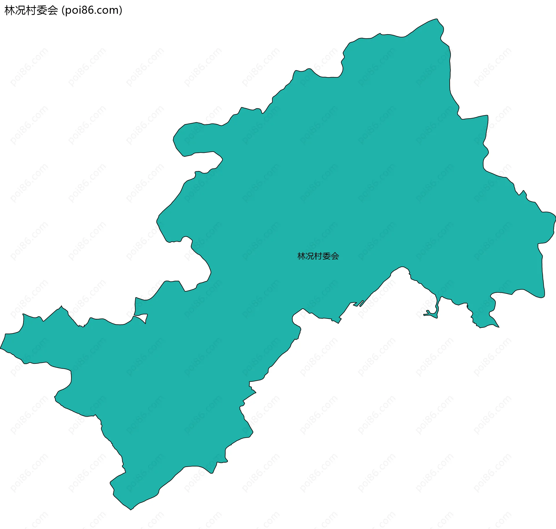 林况村委会边界地图