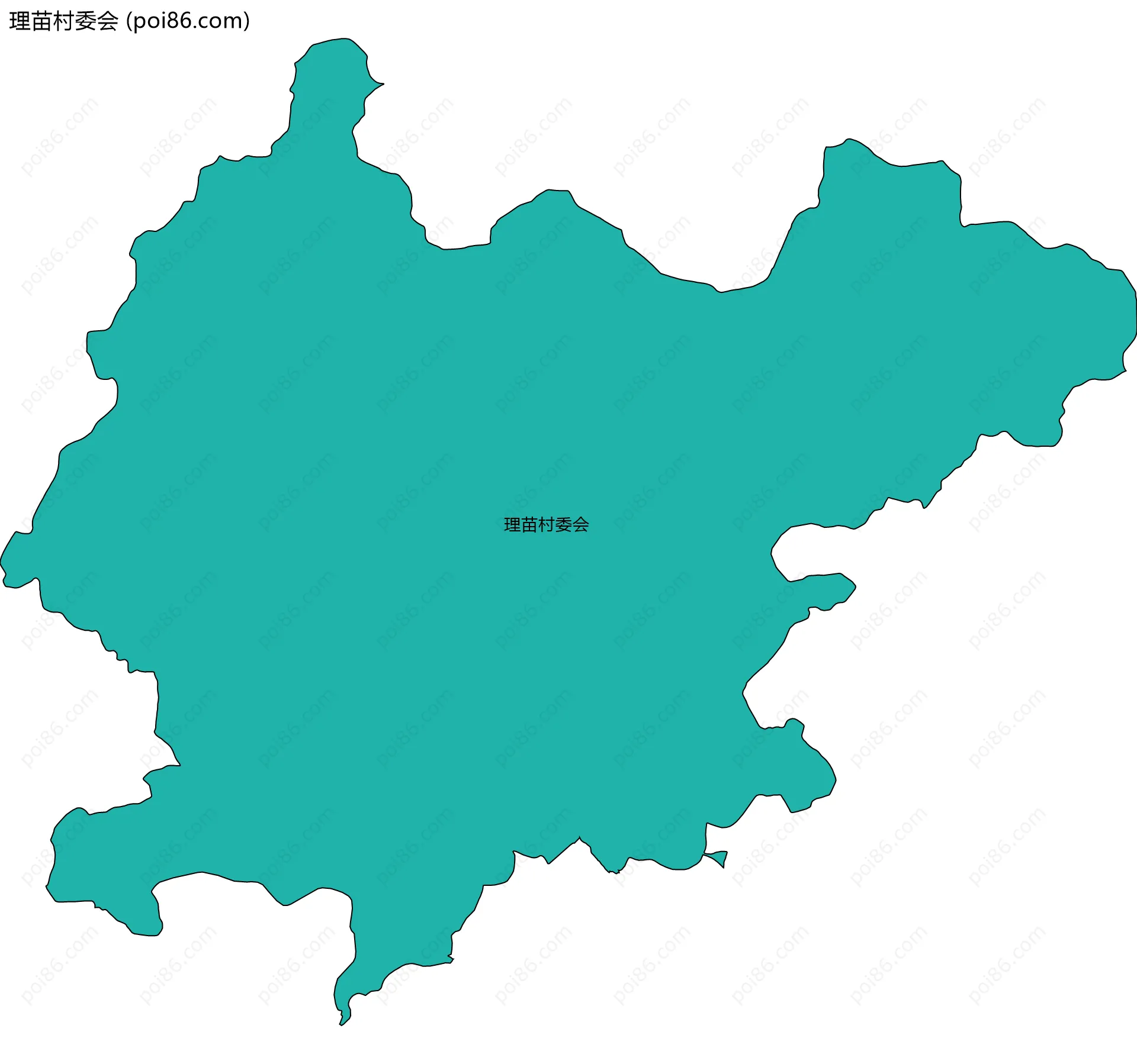 理苗村委会边界地图