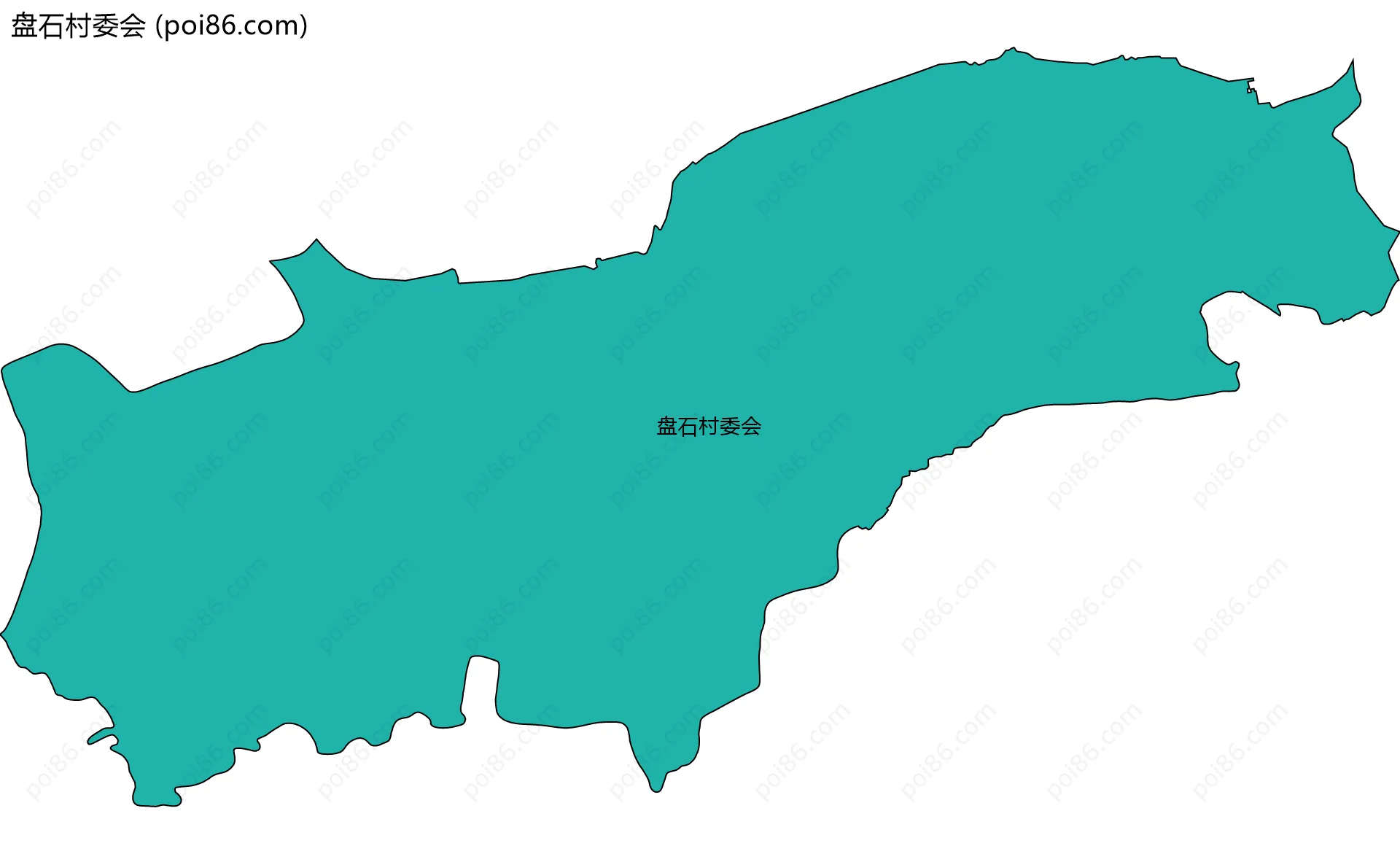 盘石村委会边界地图
