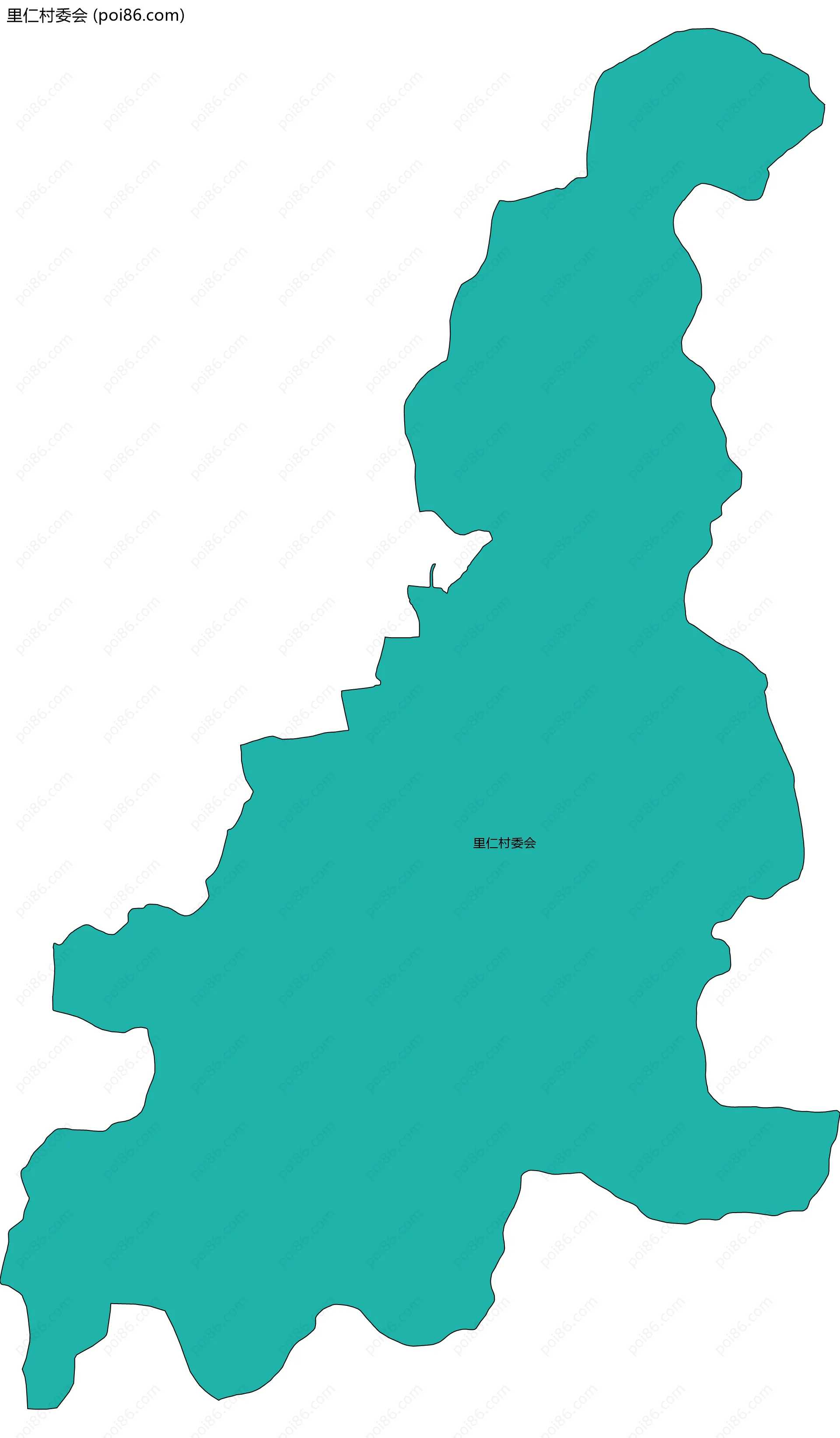 里仁村委会边界地图