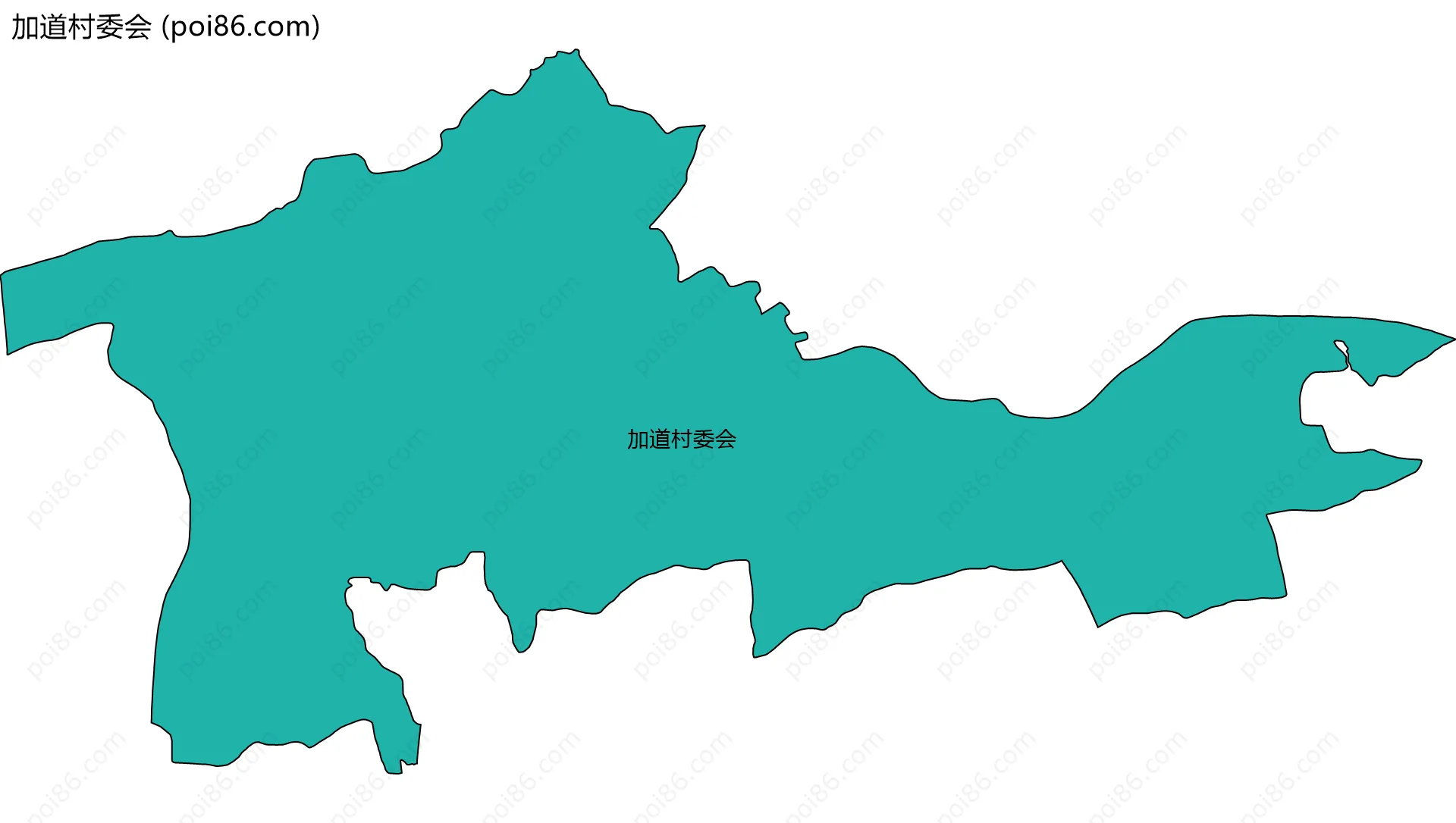 加道村委会边界地图