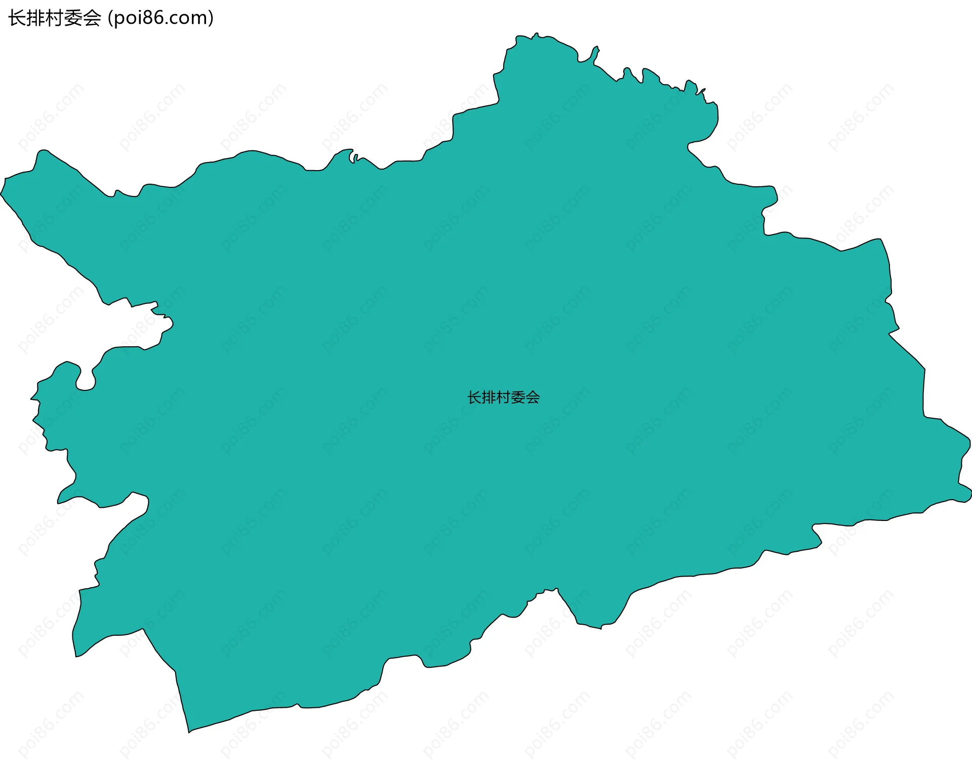 长排村委会边界地图