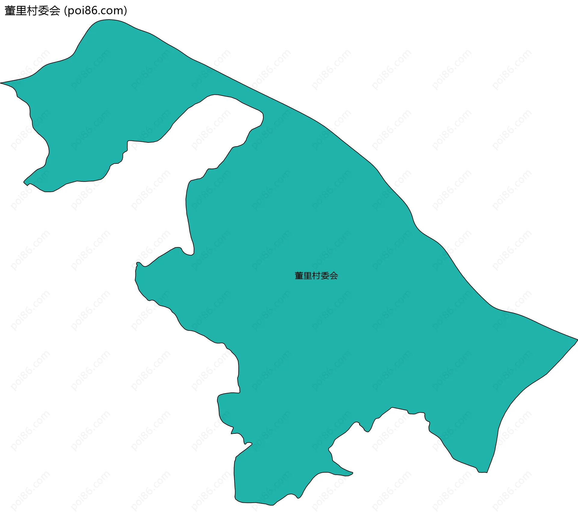 董里村委会边界地图