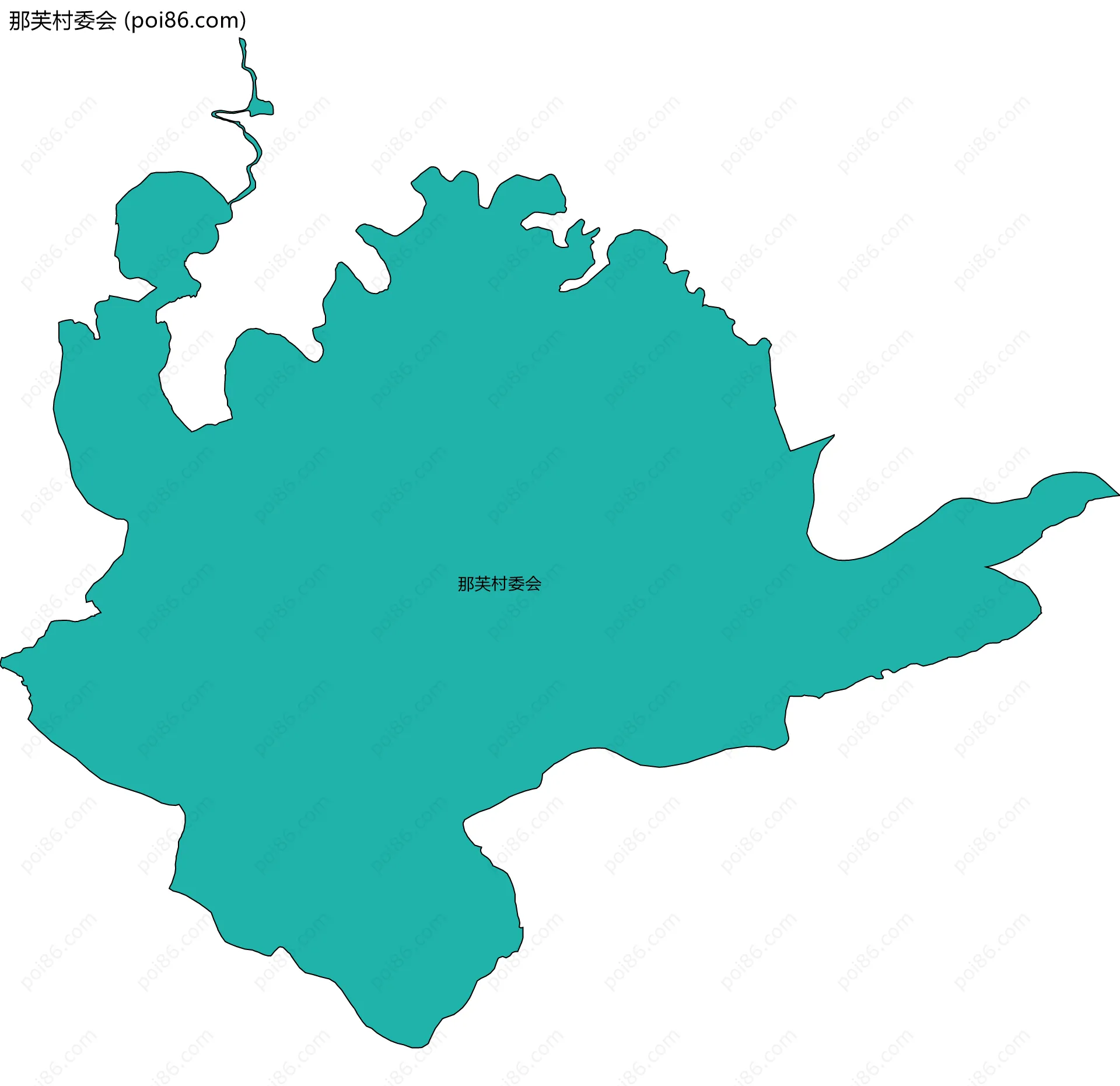 那芙村委会边界地图
