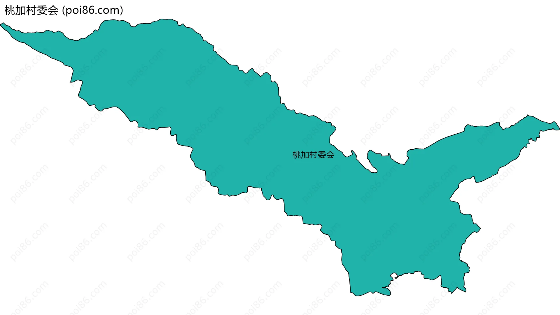 桃加村委会边界地图