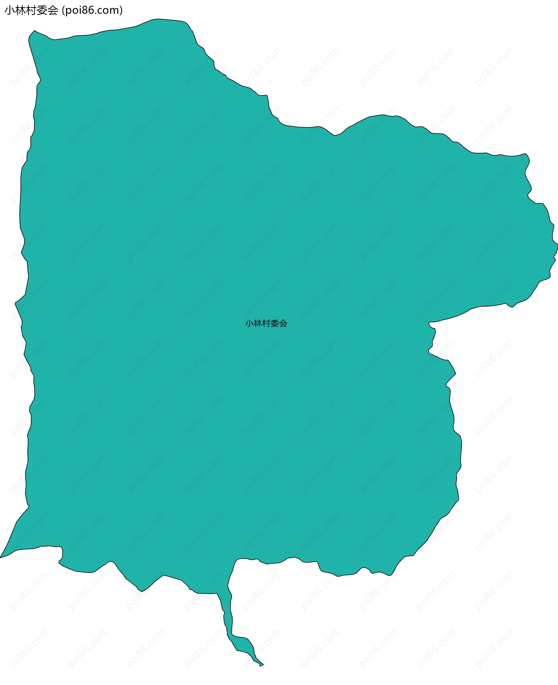 小林村委会边界地图