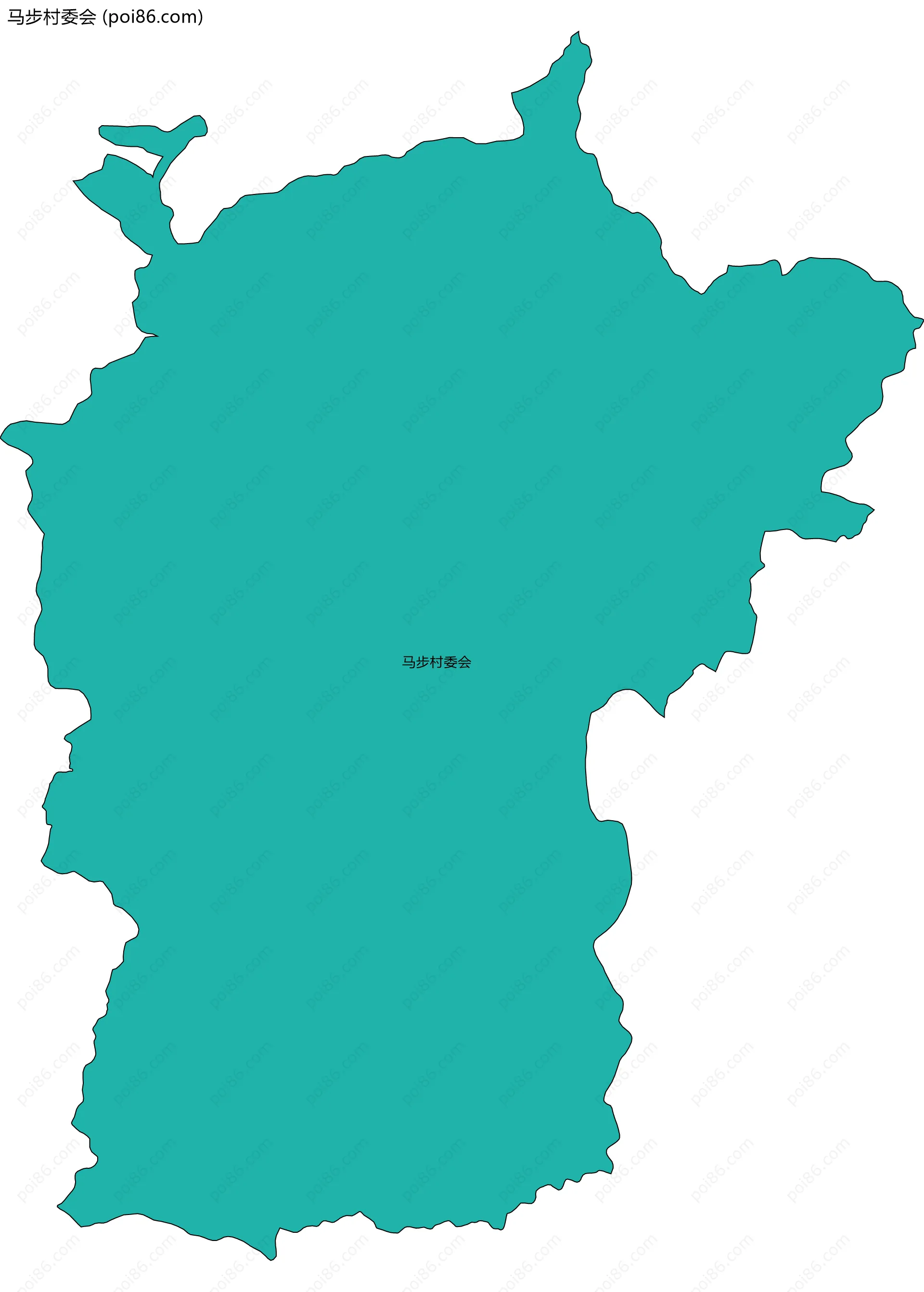 马步村委会边界地图