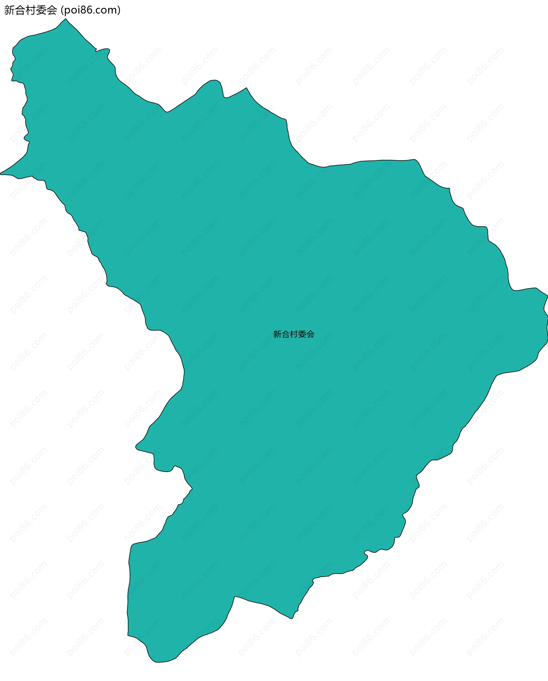 新合村委会边界地图