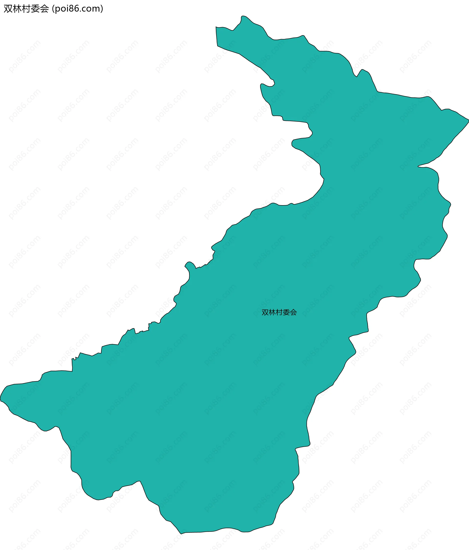 双林村委会边界地图