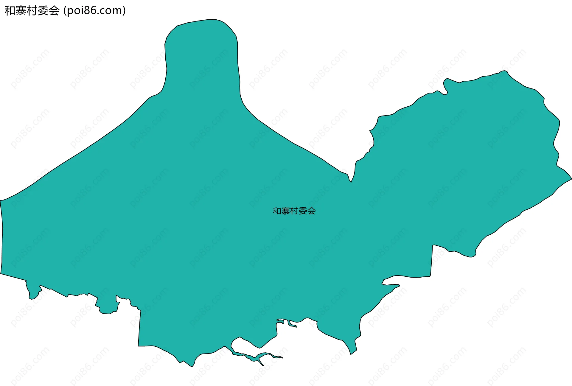 和寨村委会边界地图