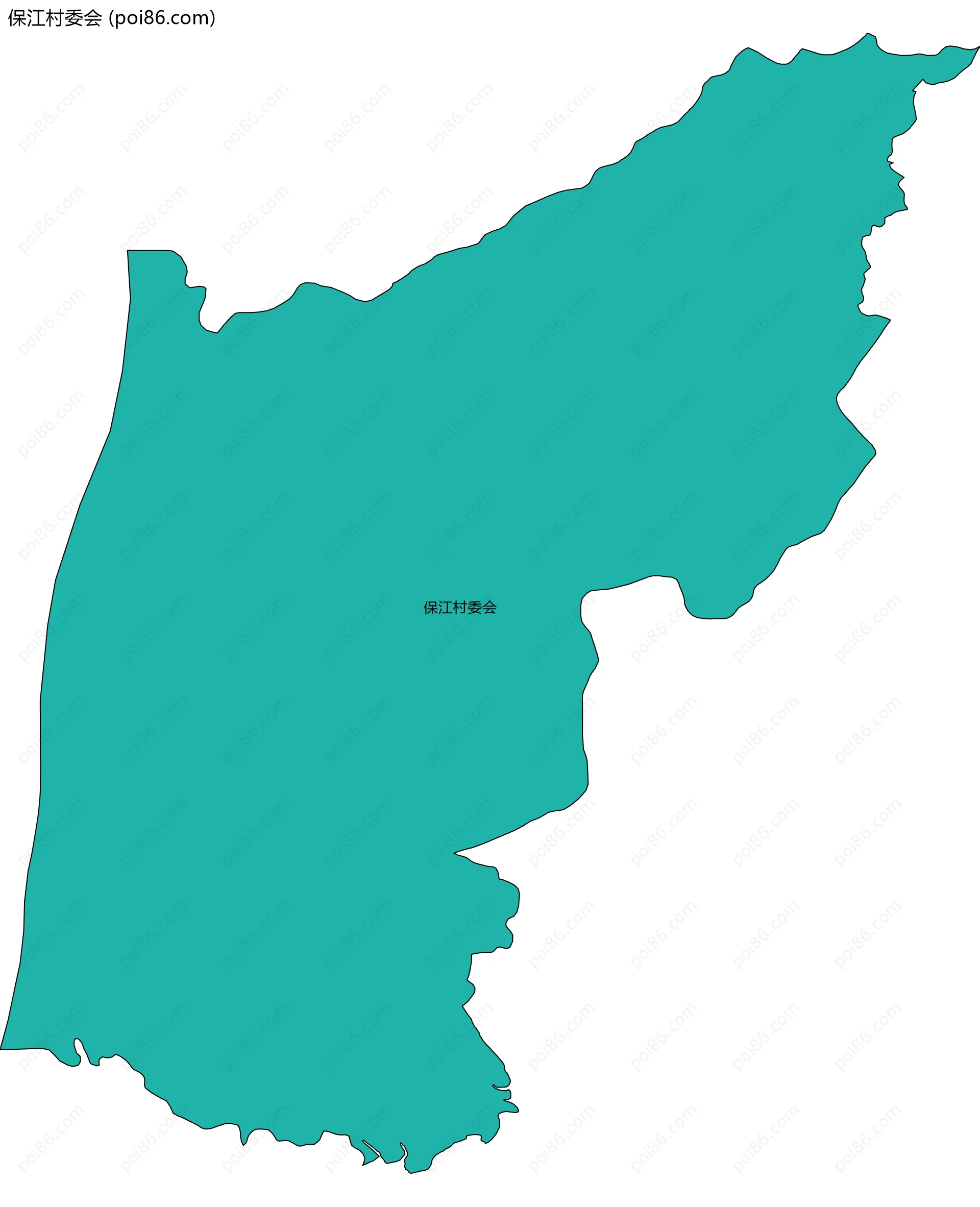 保江村委会边界地图
